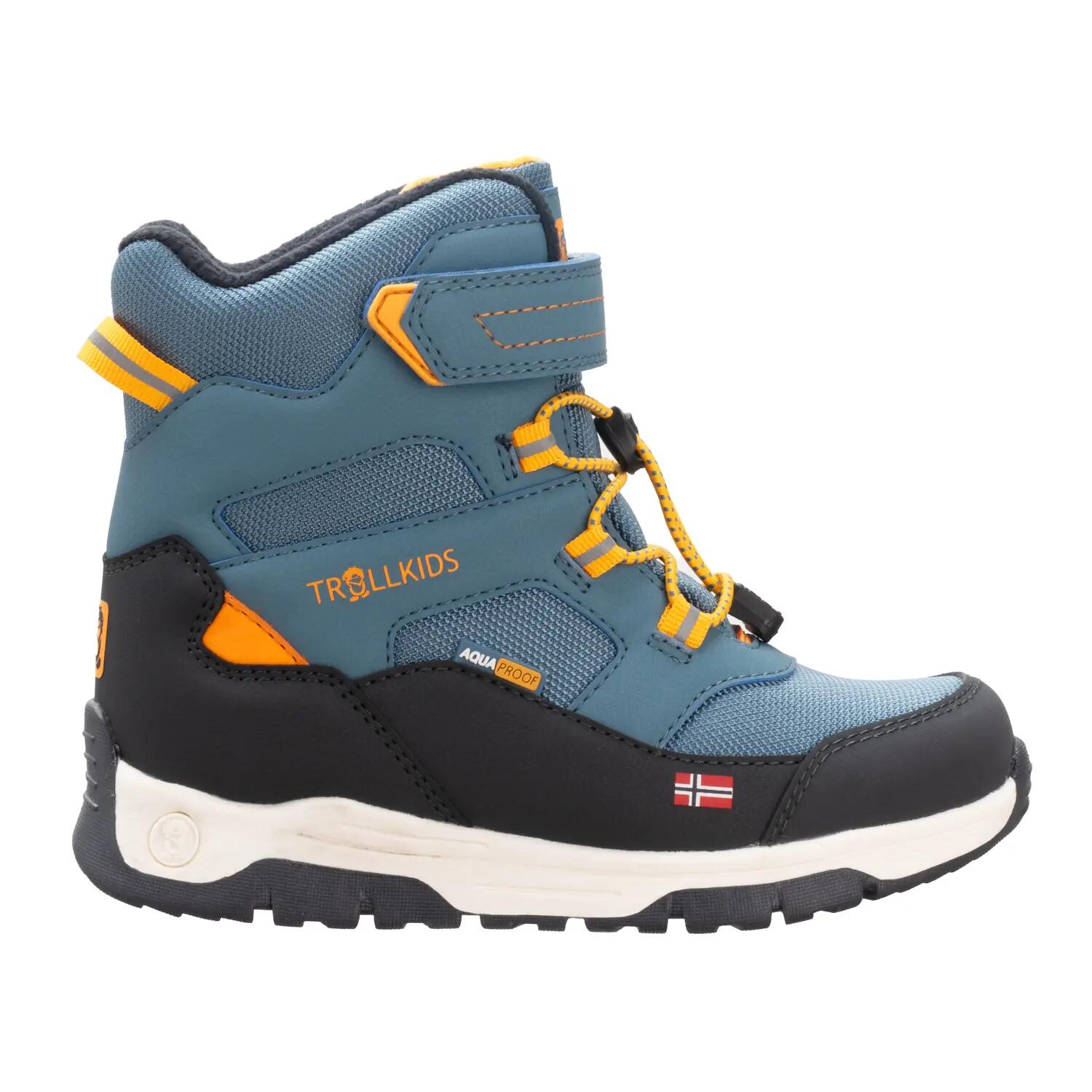 Kinder Winterschuhe Lofoten PRO Stahlblau/Mango 9/10