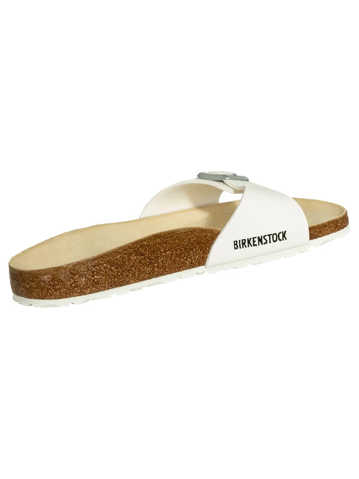 Sandálias Birkenstock Madrid Bf para mulher Branco 10/12