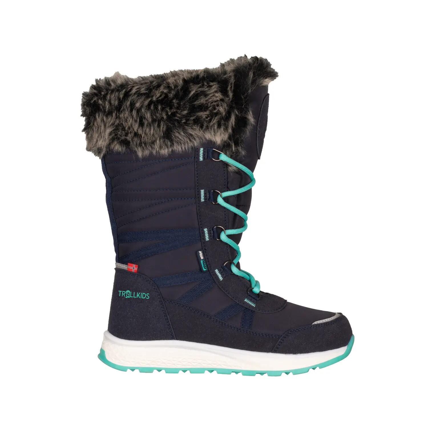 Mädchen Winterstiefel Hemsedal XT Marineblau/Mint 8/8