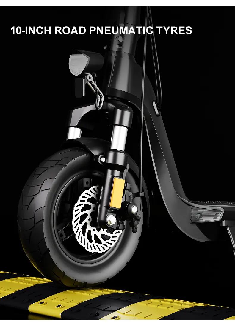 Patinete Eléctrico Plegable para Adultos C10E ABE｜48V10.4Ah｜Neumáticos 10" 7/7