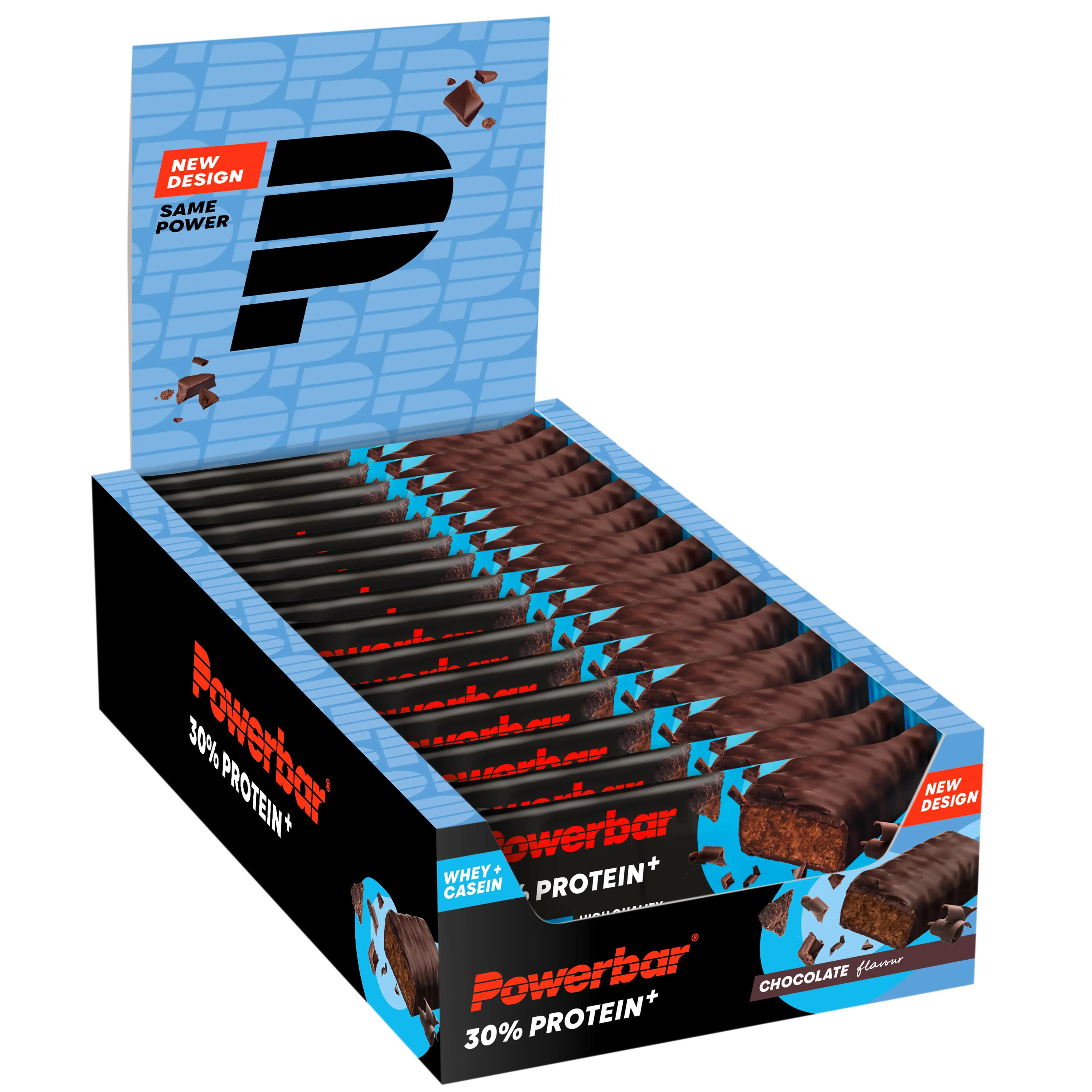 Powerbar Protein Plus Bar 30% (15x55g) Chocolate - Batony - Batony białkowe