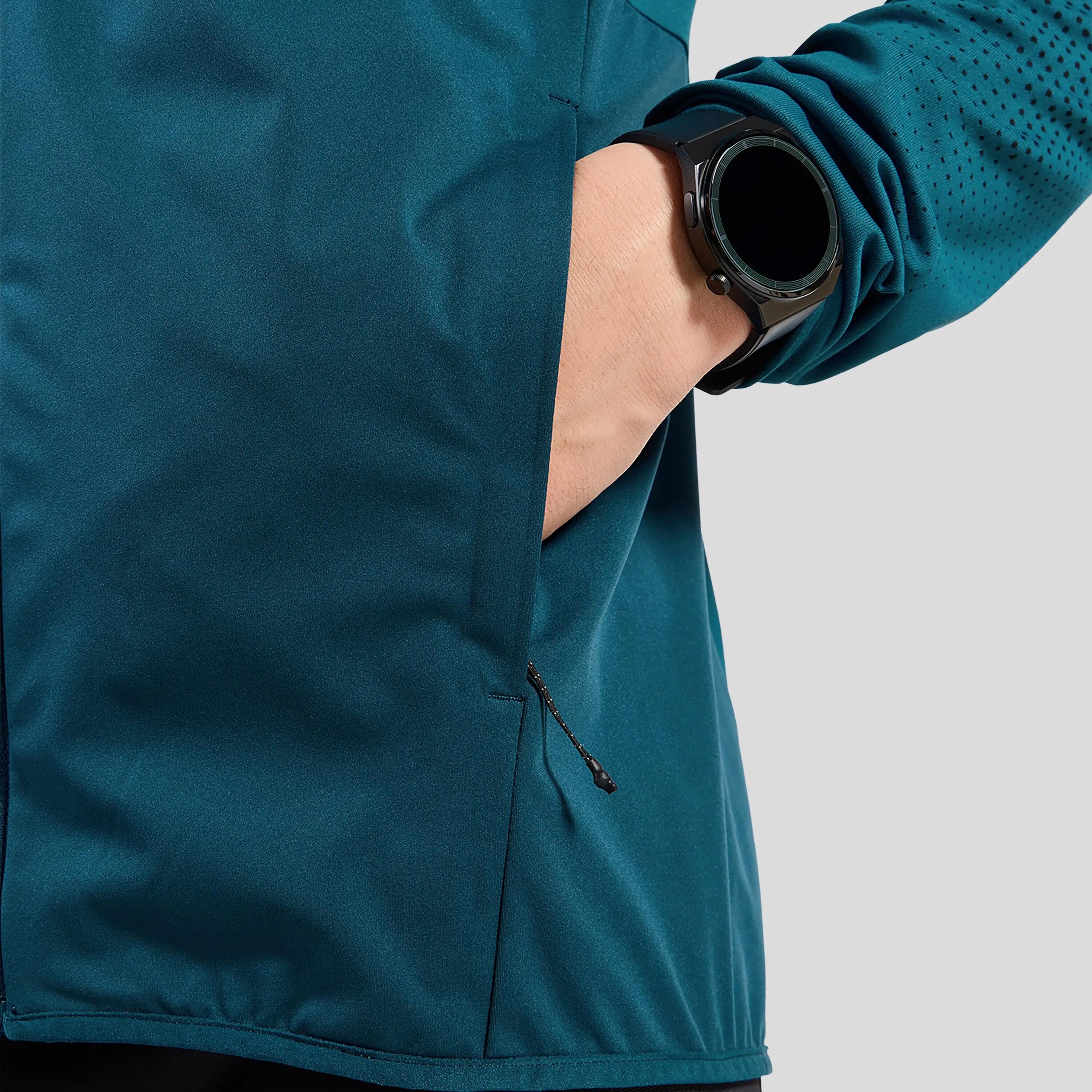 Veste Running Hybride Odlo Zeroweight Warm 2.0 Noir Homme 13/15