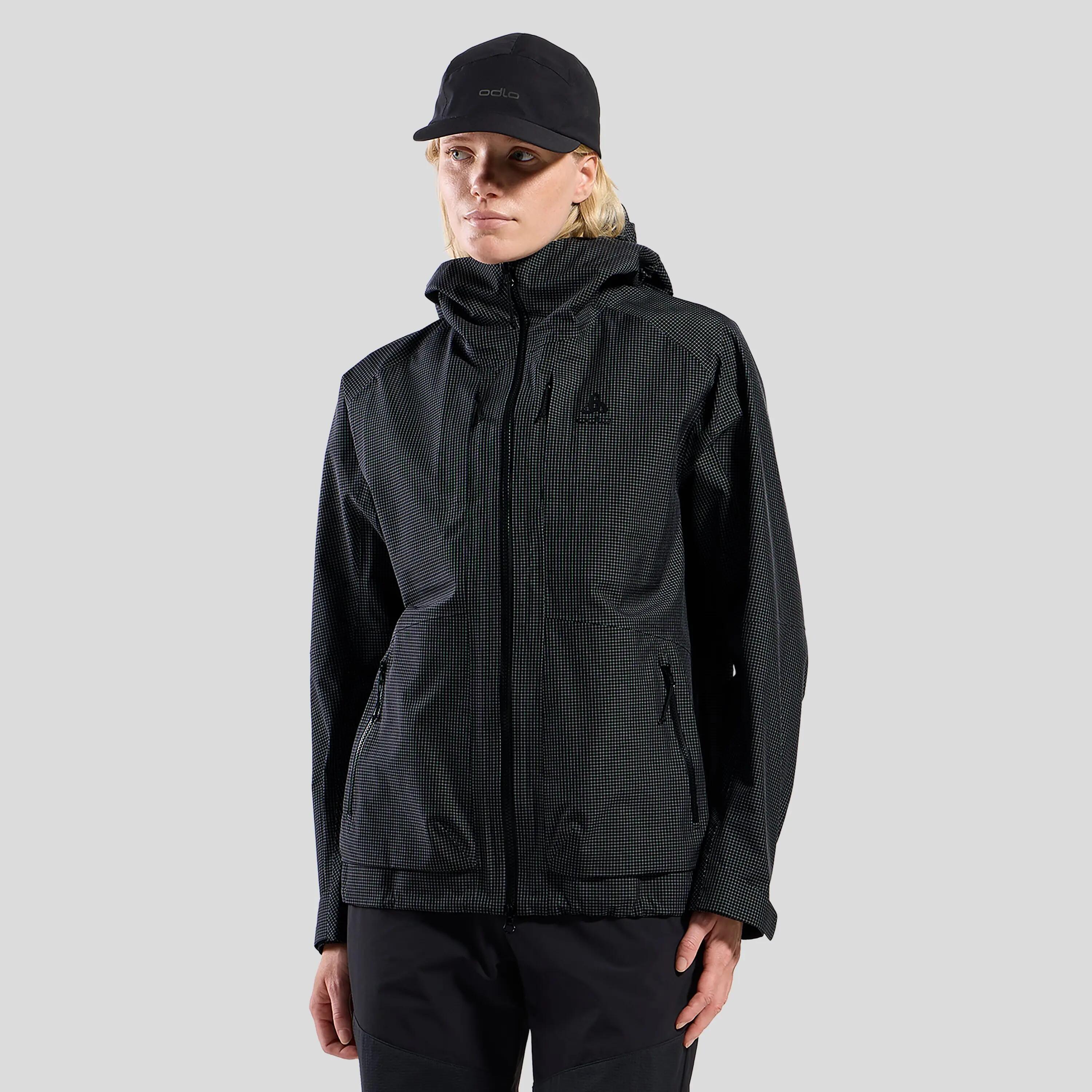 Casaco impermeável Odlo Ascent 3L Hardshell para mulher Preto 10/15
