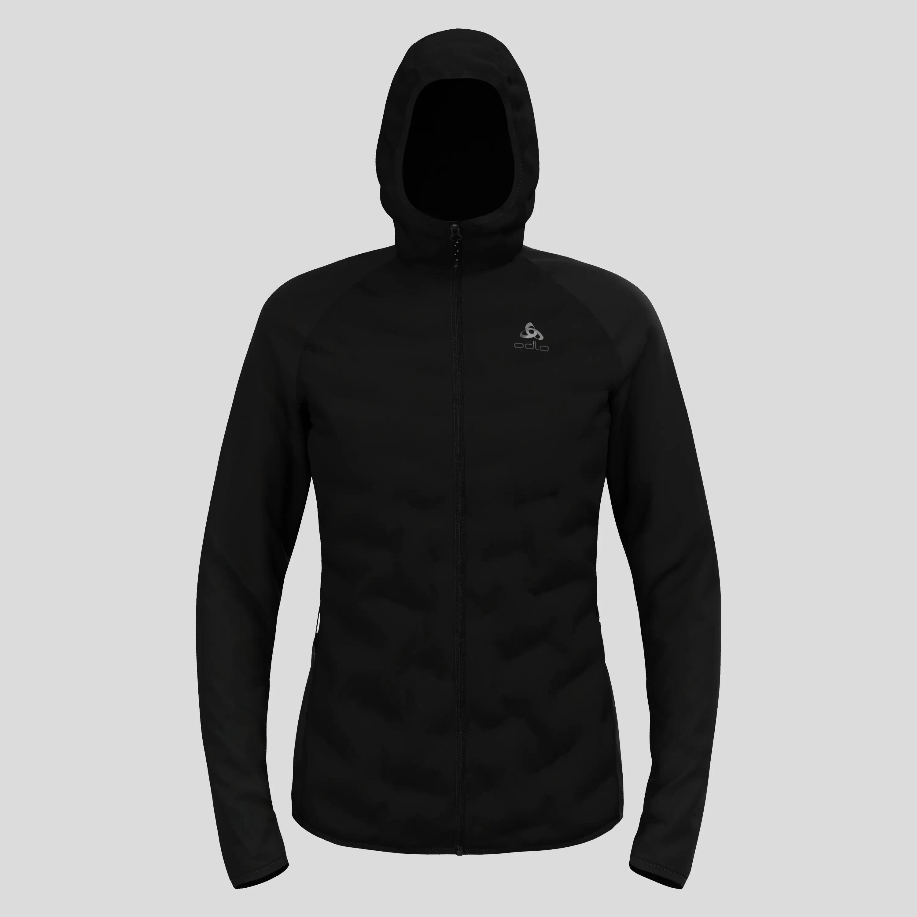 Zeroweight Insulator hybride mid layer met capuchon en rits ODLO 8/13