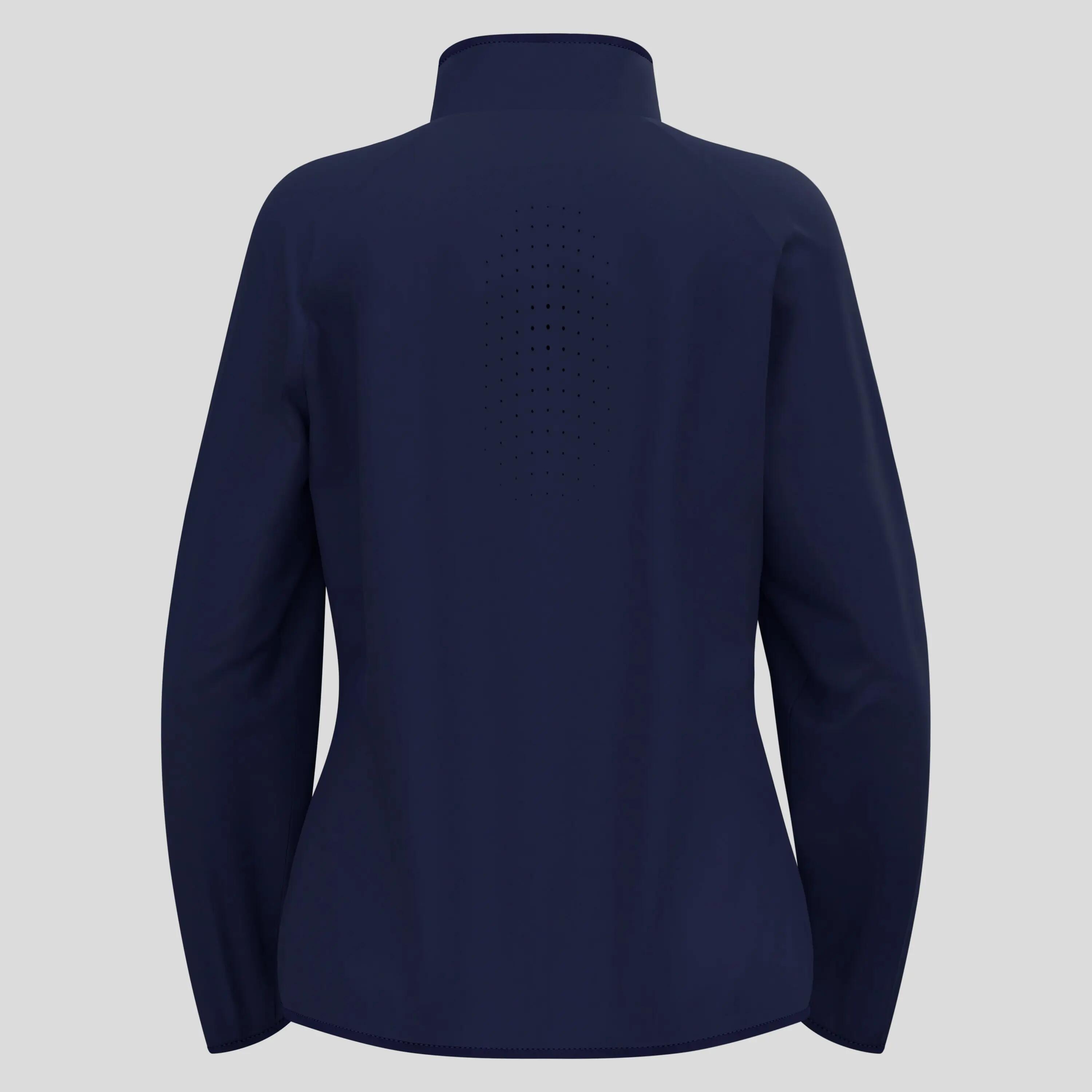 Veste Running Odlo Essentials Light Bleu Foncé Femme 8/8