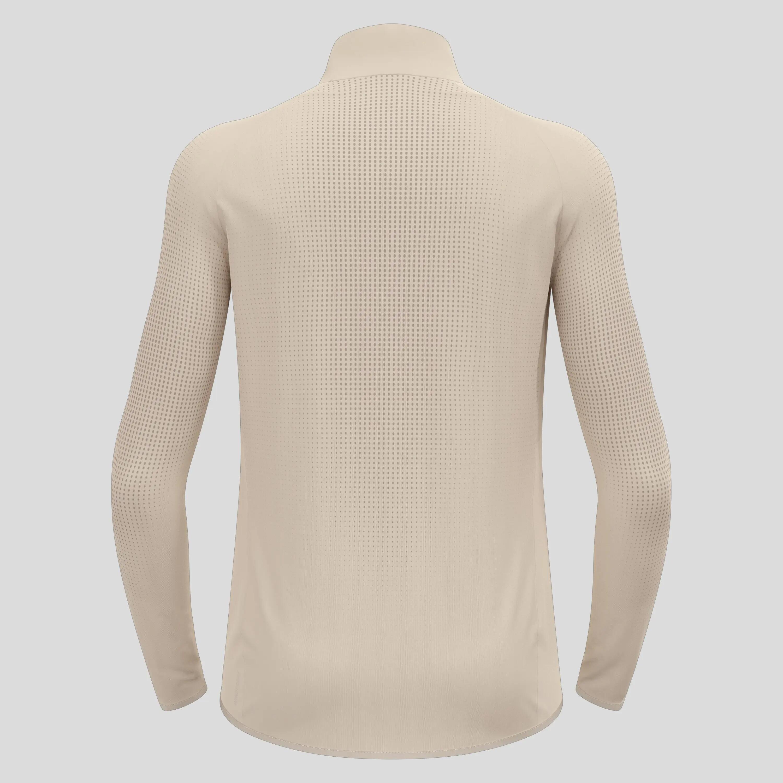 Veste Running Hybride Odlo Zeroweight Warm 2.0 Beige Homme 9/9