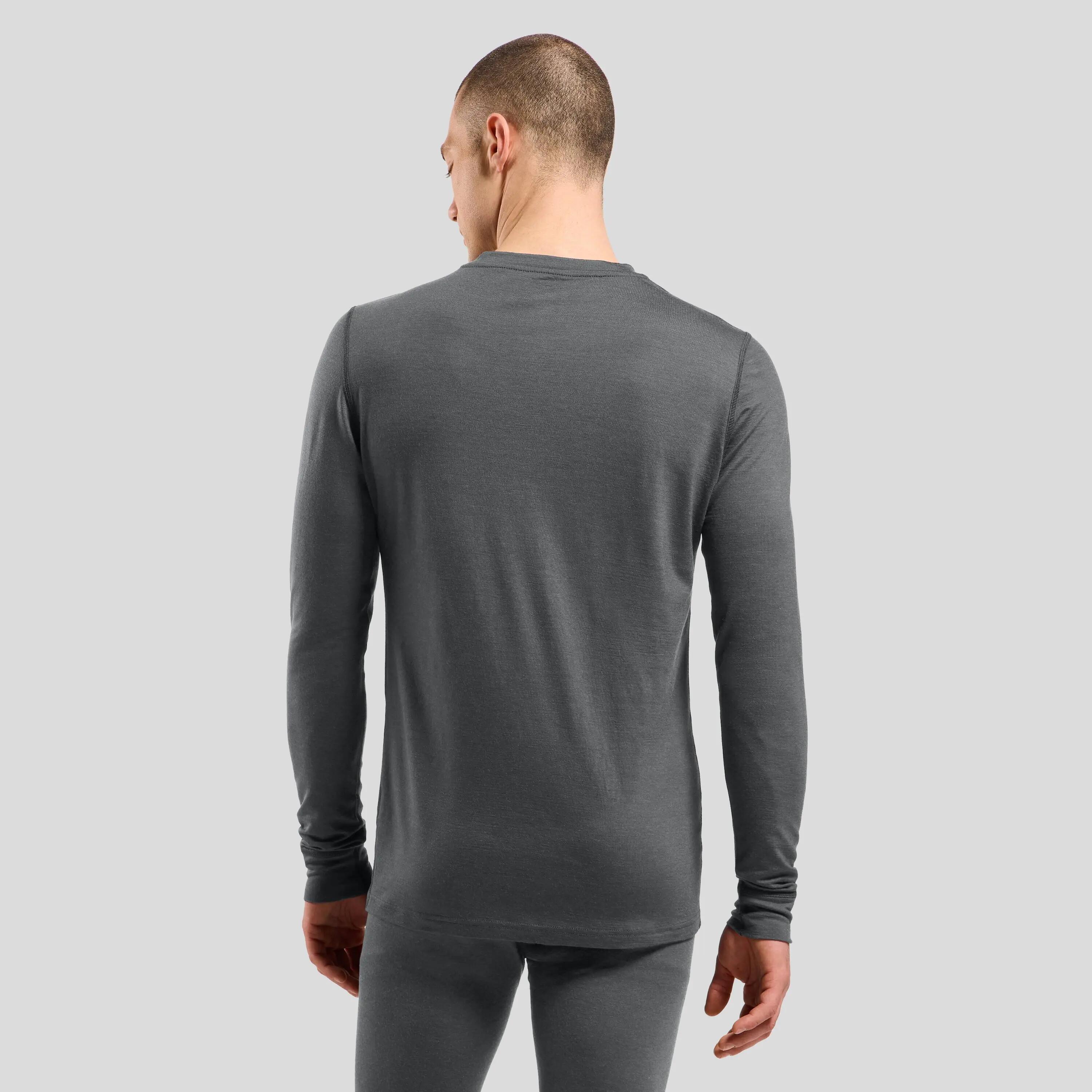 Odlo Merinos 200 Natural Grey Long Sleeve Baselayer 8/11