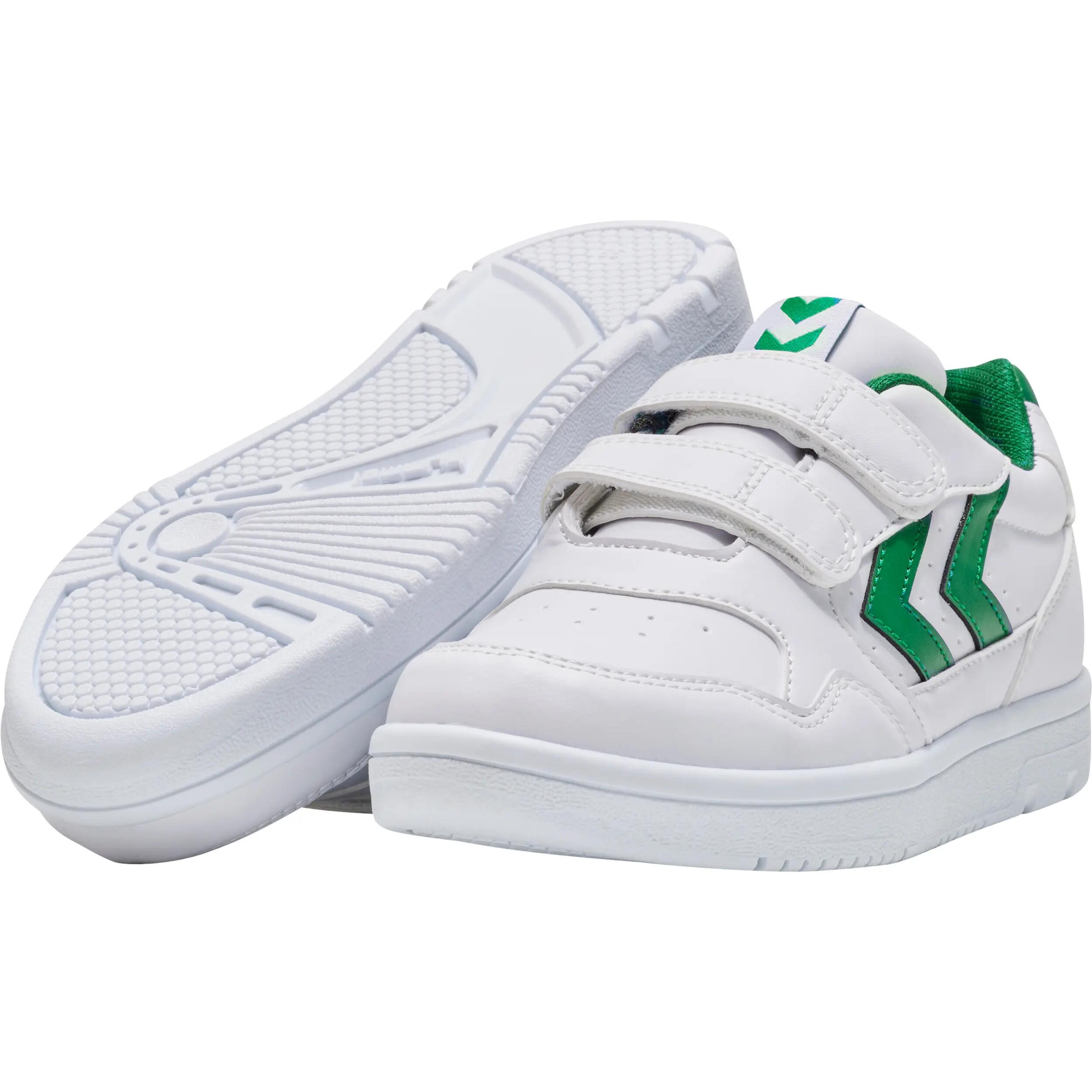 Scarpe bambini Hummel Sneakers bianche con velcro 5/15