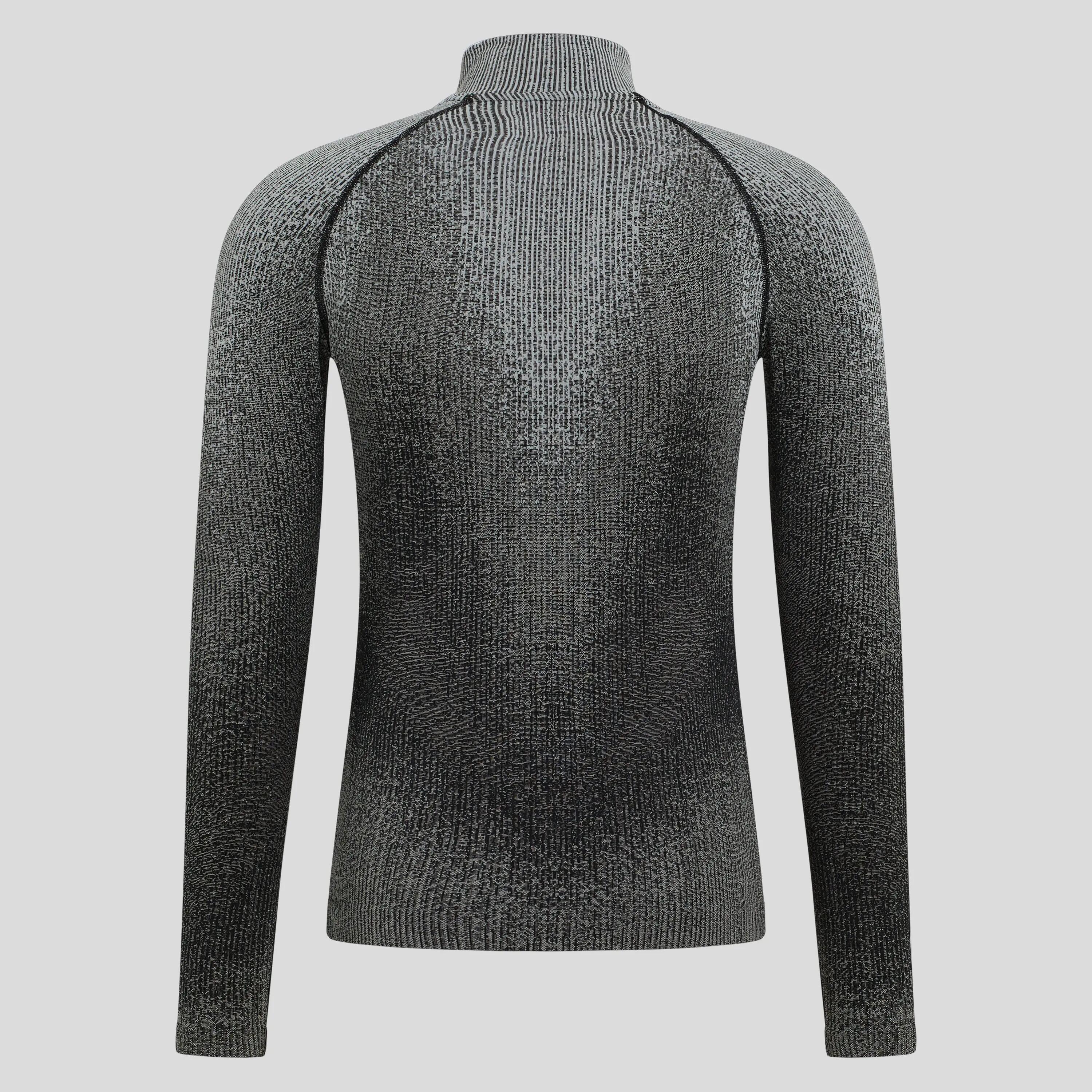 Baselayer Odlo 1/2 Zip Blackcomb Gris Homme 8/8