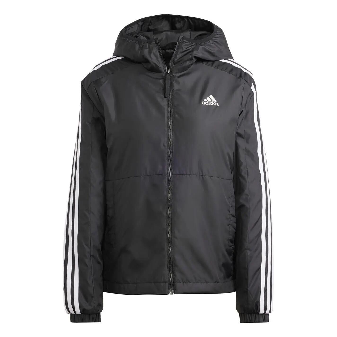 Adidas Womens/Ladies Essential 3 Stripes Hooded Jacket