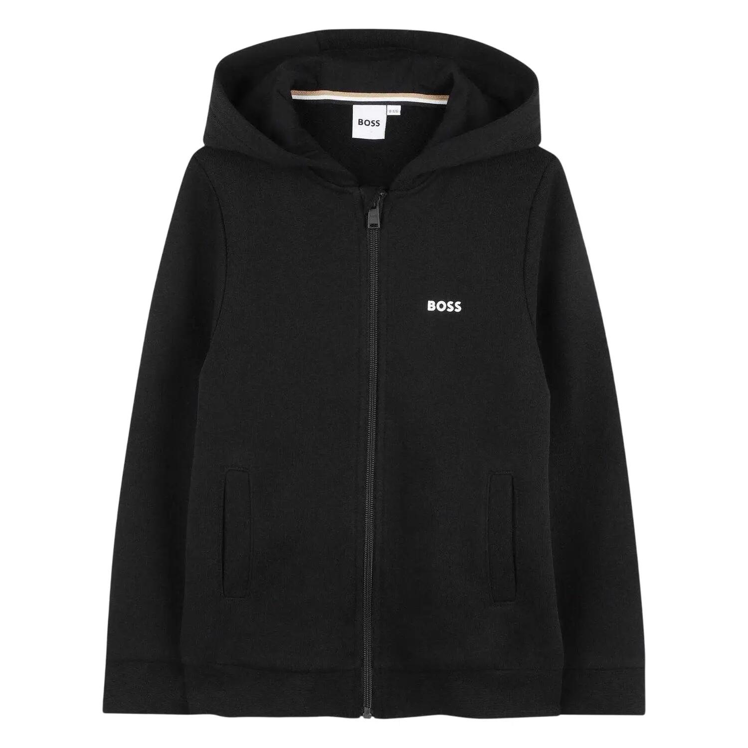 Boss Childrens/Kids Logo Full Zip Hoodie