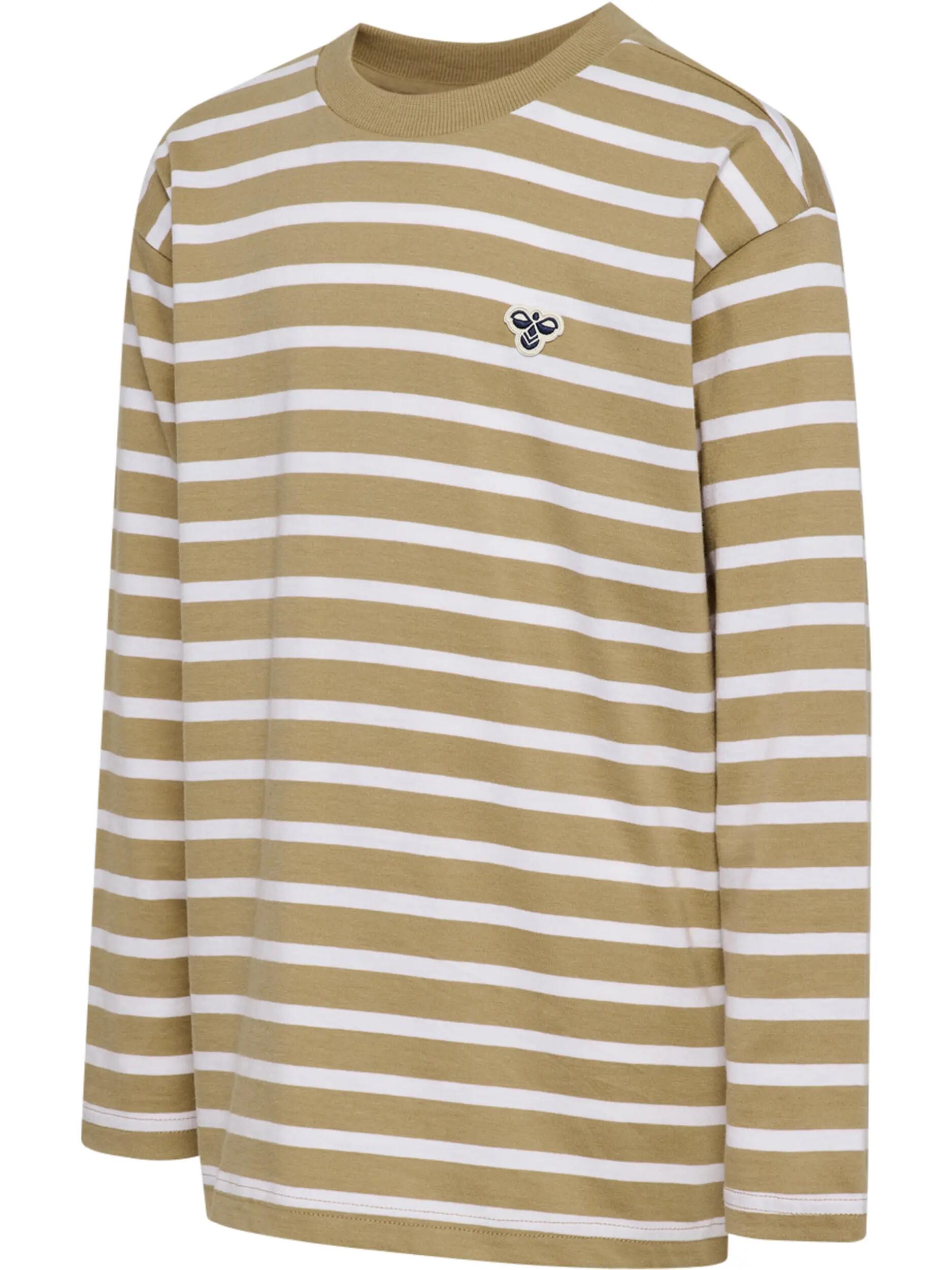Gestreiftes, locker sitzendes Langarm-T-Shirt für Kinder Hummel 8/9