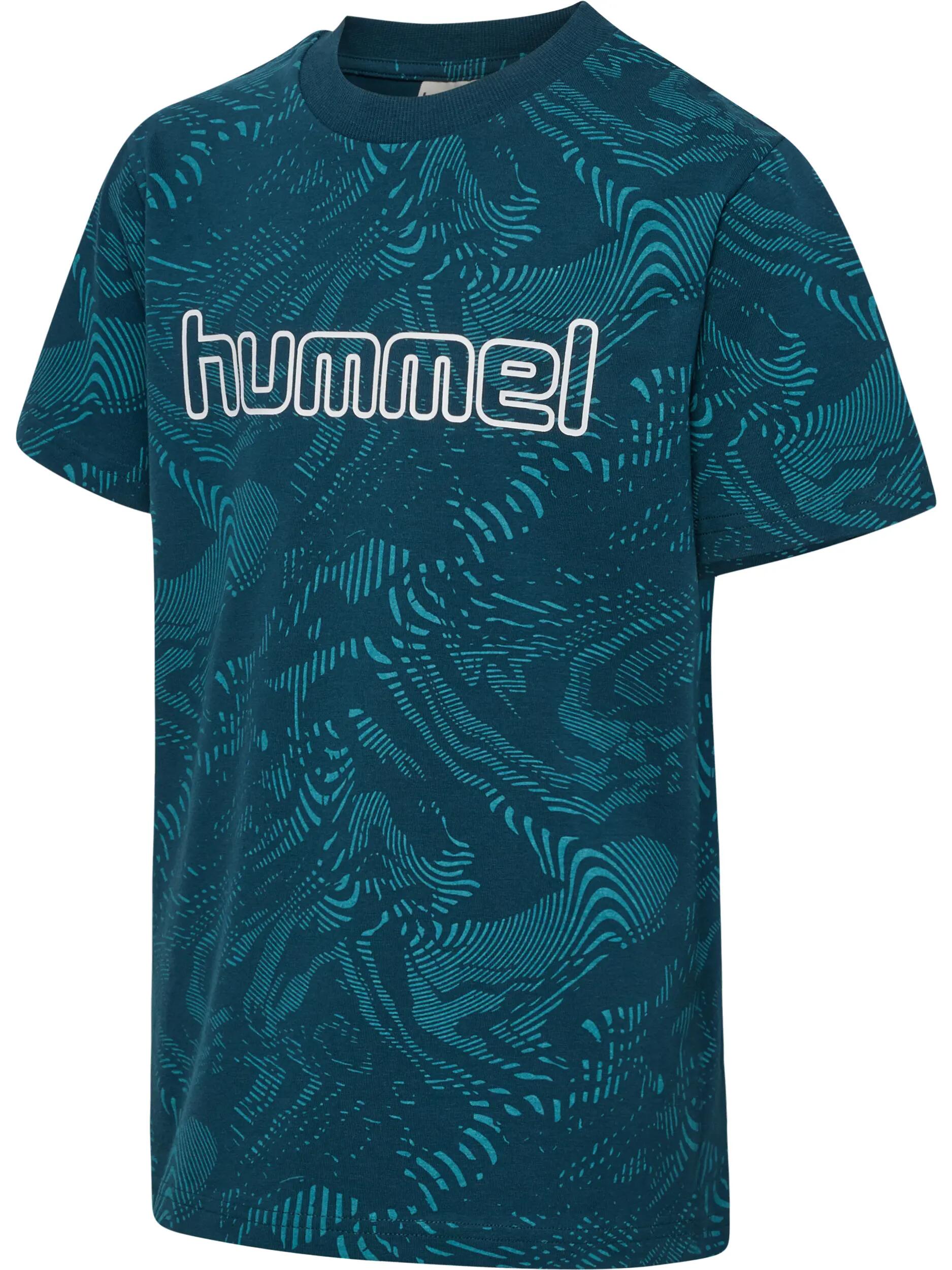 T-shirt de criança Hummel AOP Logo 3/11