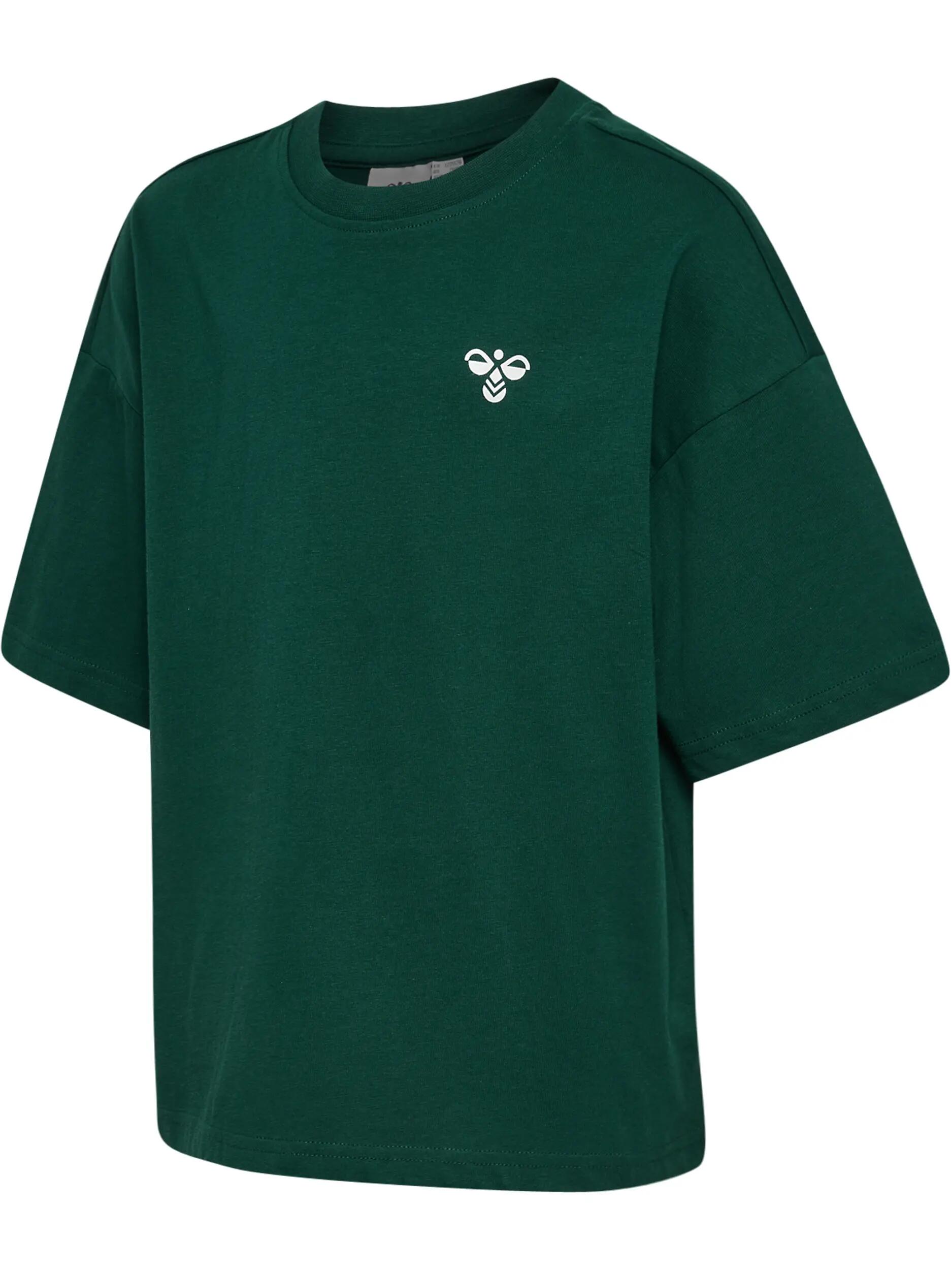 T-shirt de criança Hummel Silly Boxy Solid 8/9