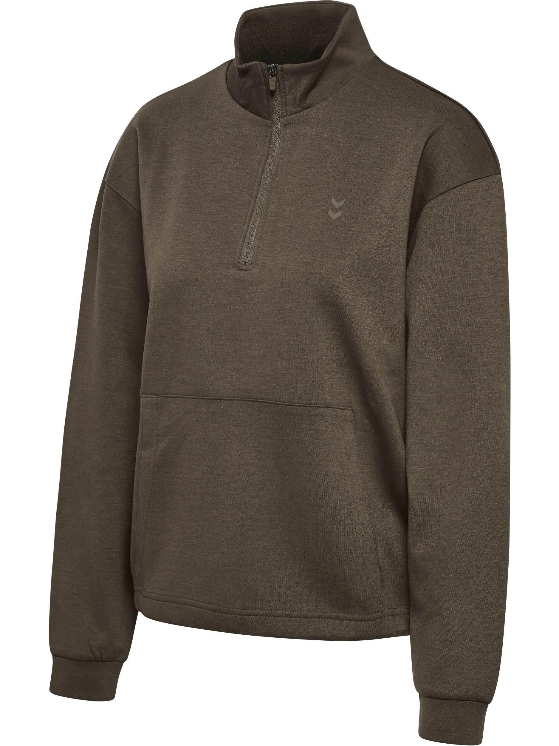 Giacca donna con 1/2 zip Hummel Soft 8/9