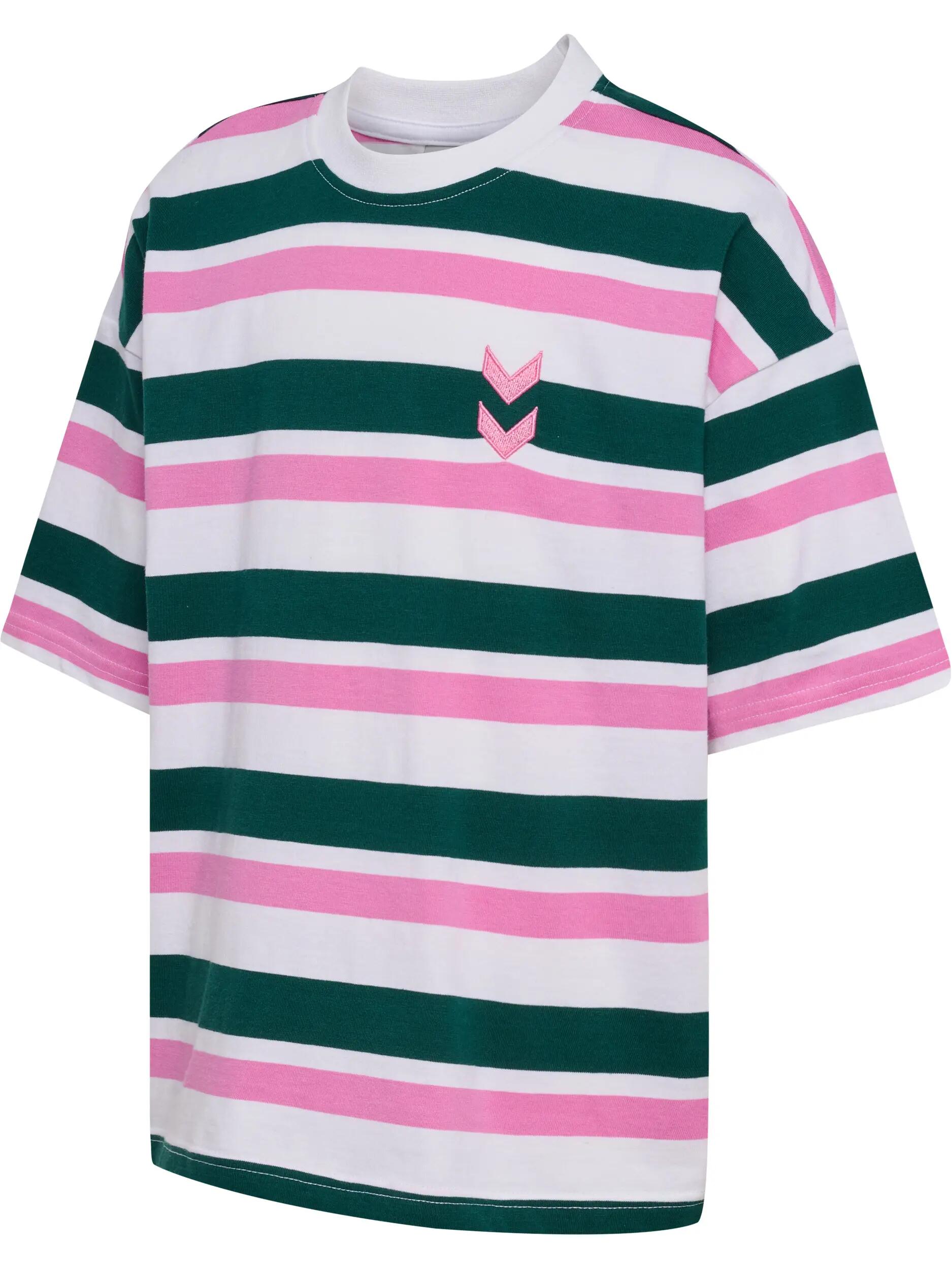 T-shirt per bambini Hummel Boxy Stripe 8/9