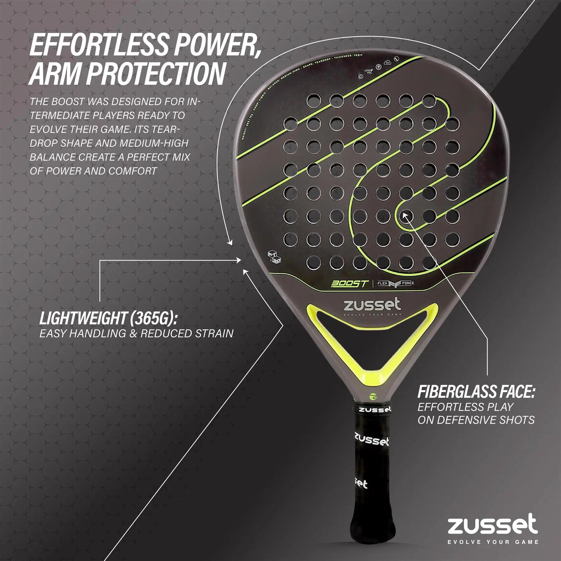 Raquette de Padel BOOST Forme Goutte - Puissance et Dynamisme pour Progresser 9/15