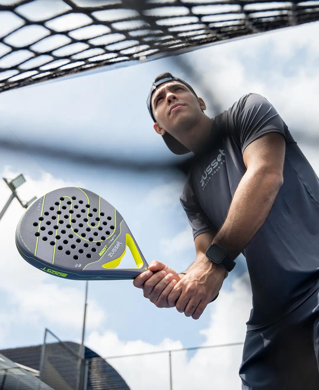 Raquette de Padel BOOST Forme Goutte - Puissance et Dynamisme pour Progresser 12/15