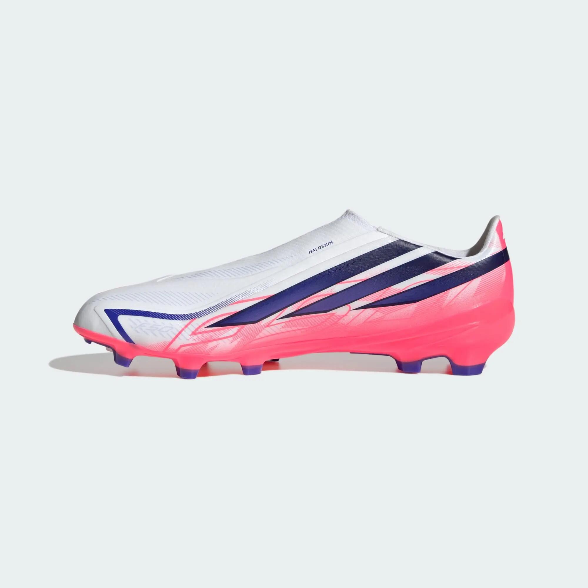 Chaussure de football sans lacets F50 Hyperfast League Terrain souple 11/15