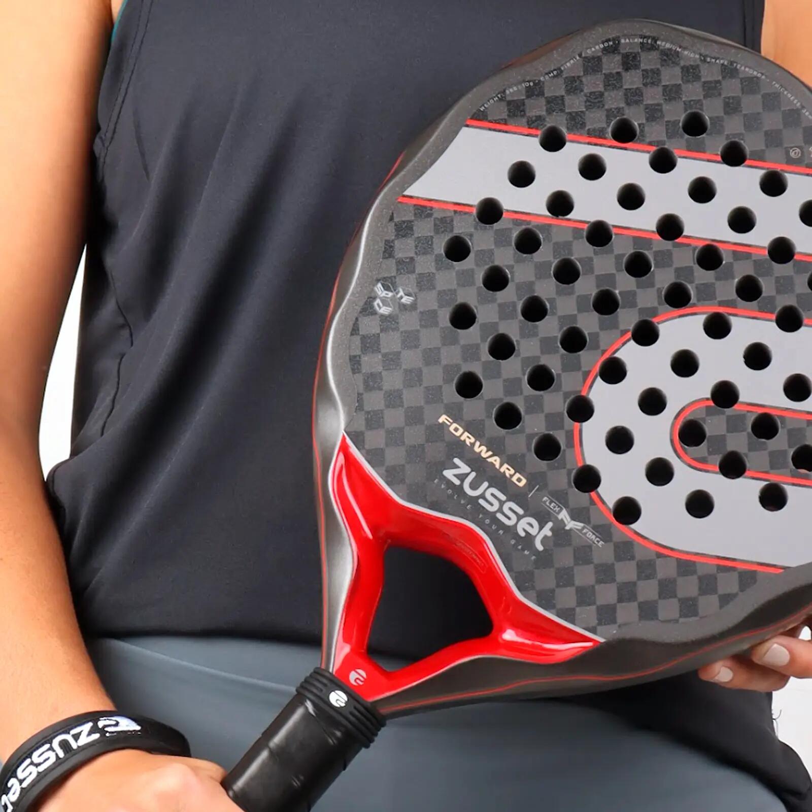 Raquette de padel FORWARD 12K carbone, forme goutte, puissance et contrôle 13/15