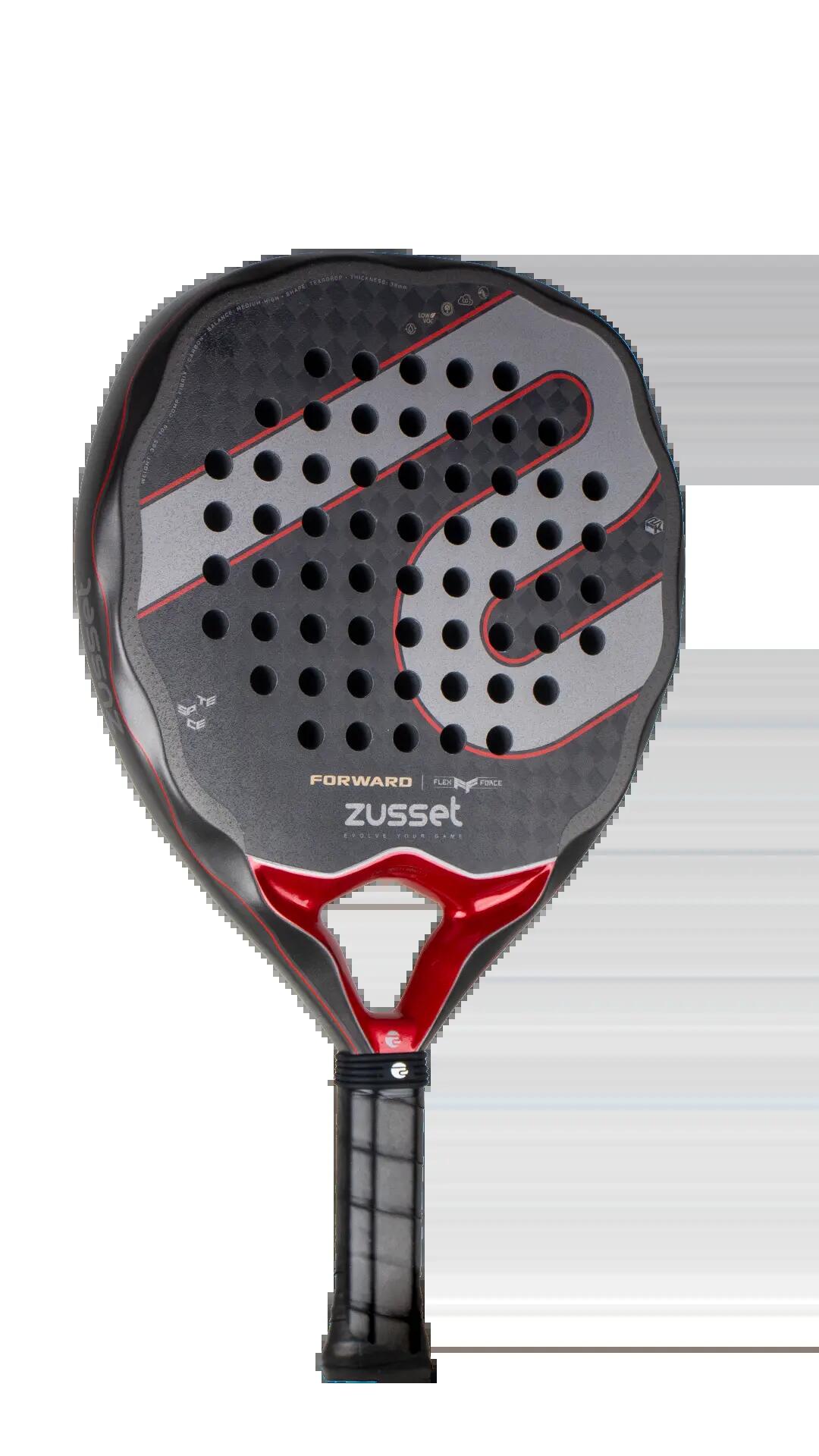 Raquette de padel FORWARD 12K carbone, forme goutte, puissance et contrôle 10/15