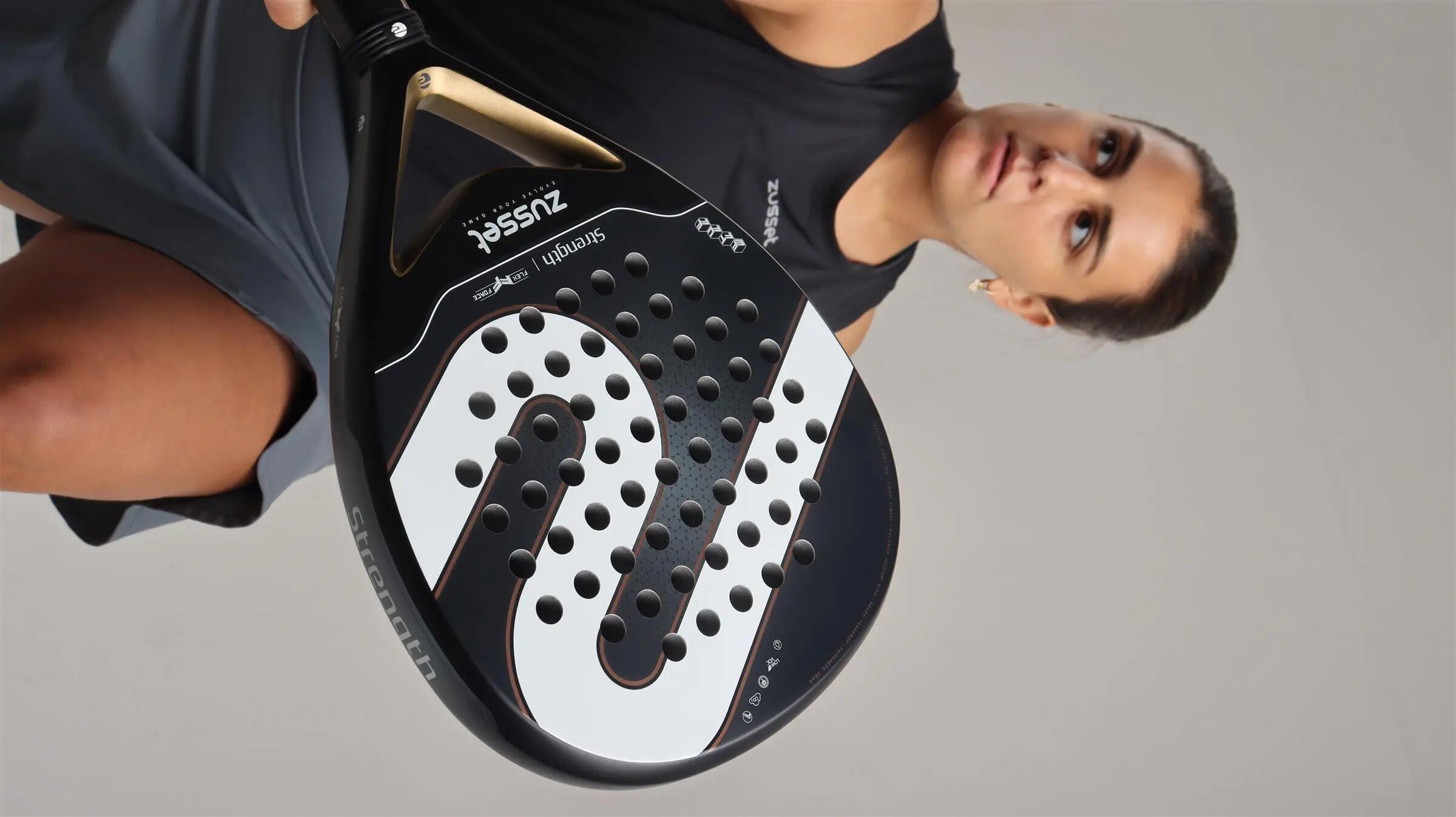 Raquete de padel STRENGTH, formato gota – estável & confortável 12/15