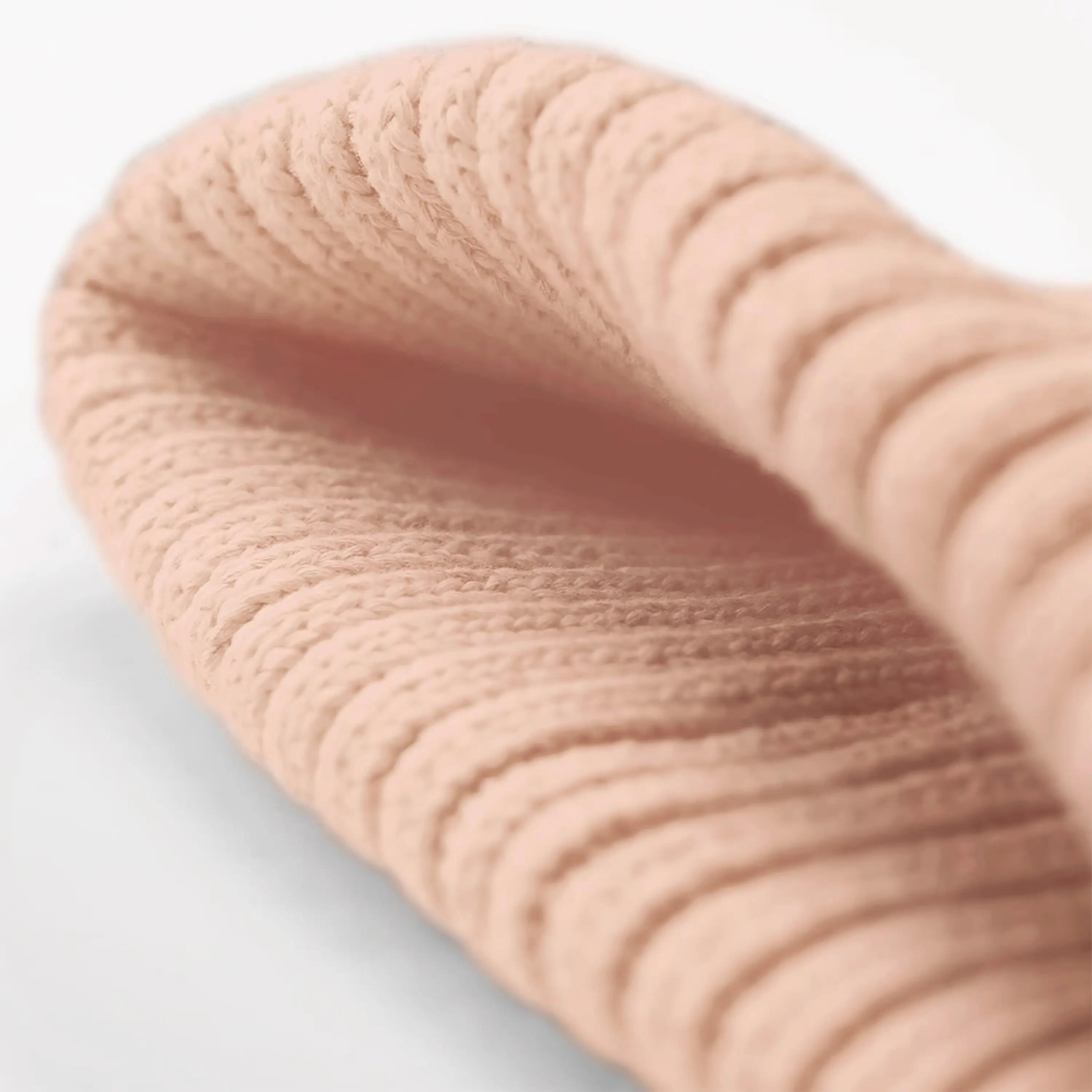 Bonnet enfant en coton biologique - Peach - One Size 2/2