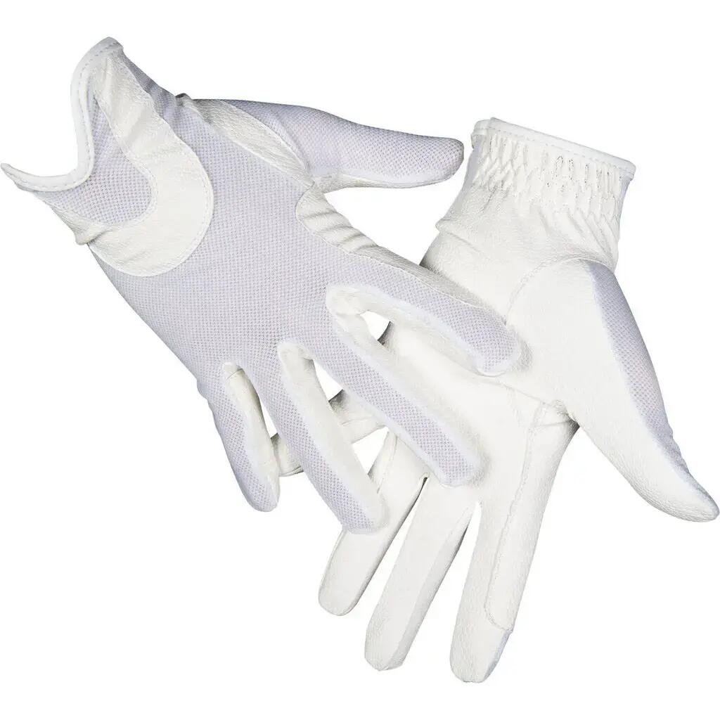 RIDING GLOVES GRIP MESH WHITE 2/2