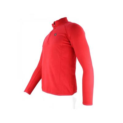Fleece met 1/2 rits en capuchon peak mountain