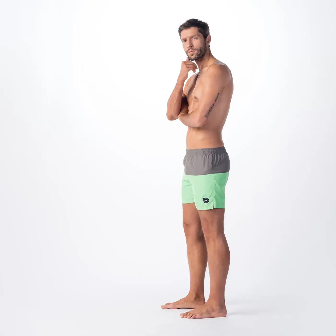 "Kaden II" Badeshorts für Herren Grün/Grau 5/7