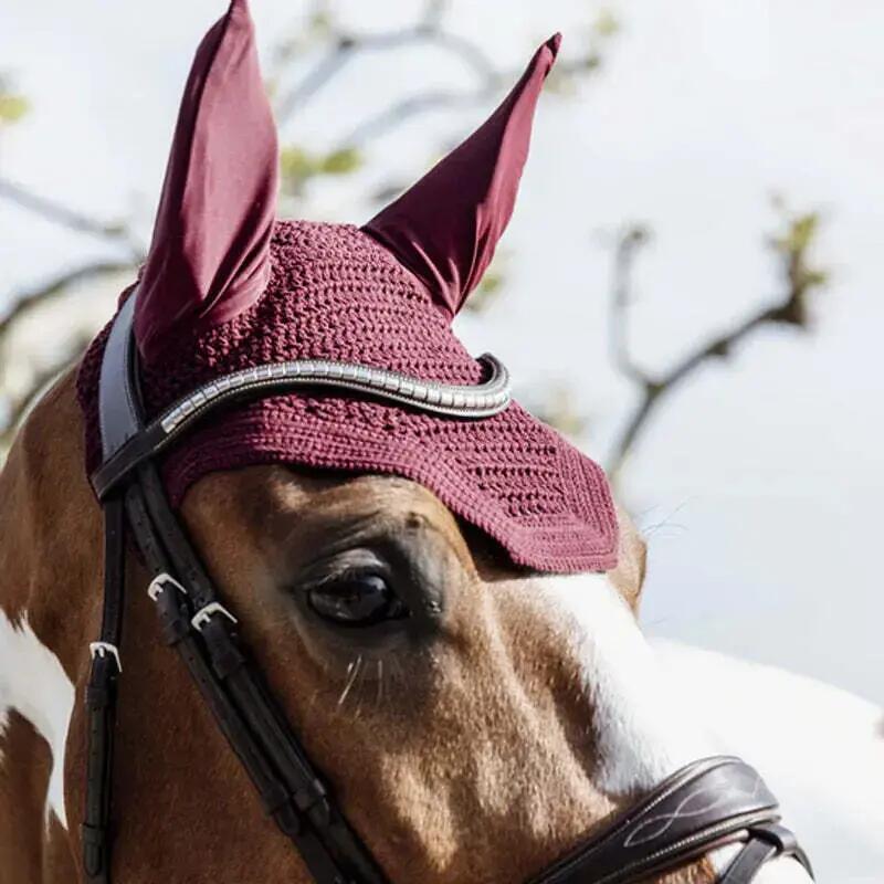Bonnet anti-mouche Wellington bordeaux 2/5
