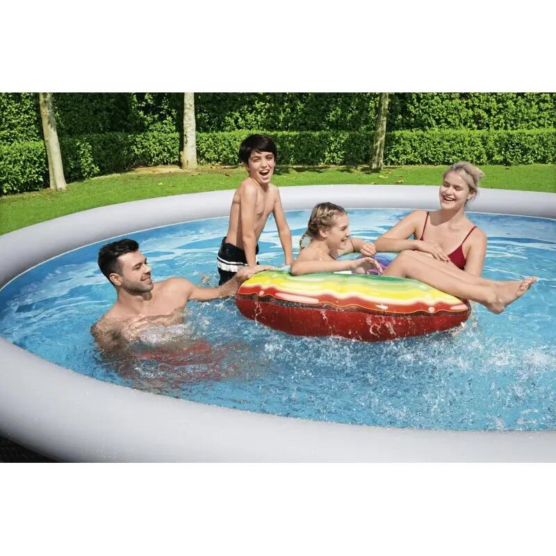 Piscina Hinchable Fast Set Bestway Ratán 457x107 cm con Depuradora Cartucho 2.00 7/7