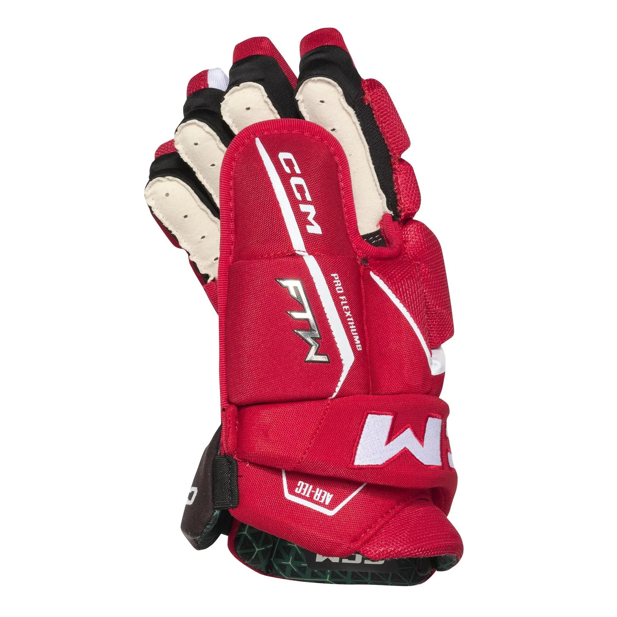 Jetspeed FTW - Dames - IJshockeyhandschoenen - Volwassenen - Rood - Wit - 14" 2/6