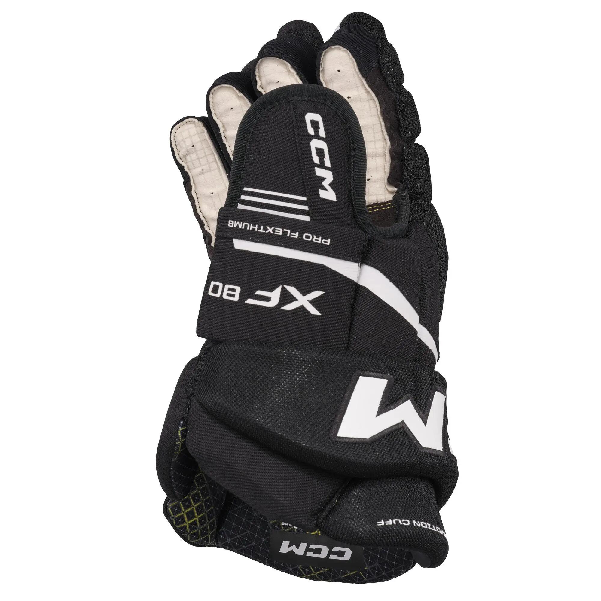 Tacks XF 80 - IJshockeyhandschoenen - Kinderen - Zwart - Wit - 11" 2/7