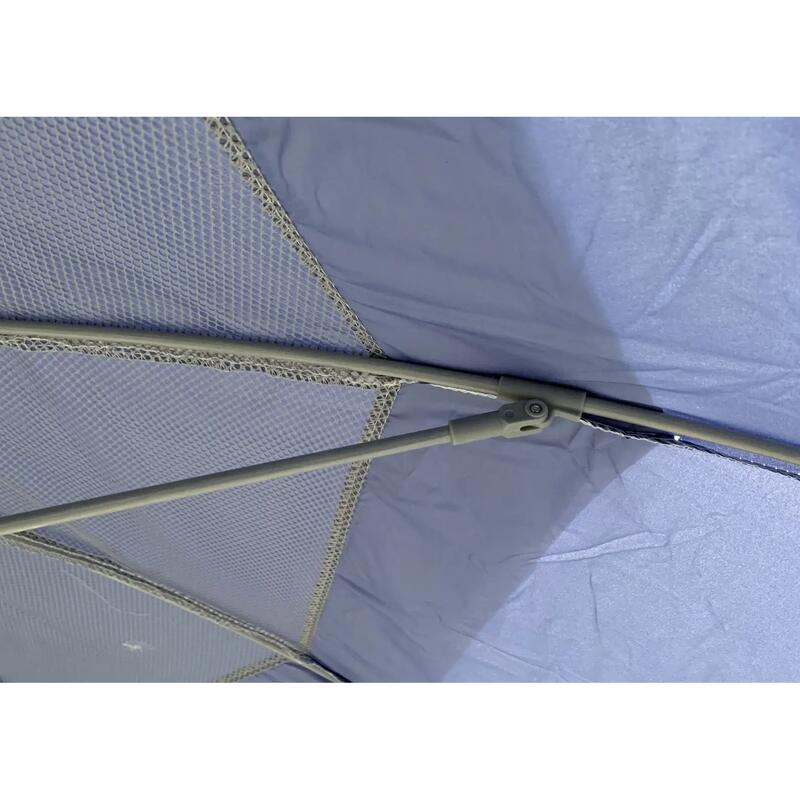 Umbrelă plajă Maui & Sons XL 220 cm UPF50+ rabatabilă mov