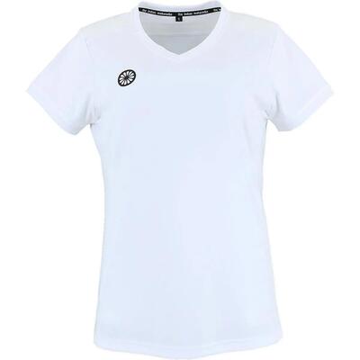 Sportshirt - multisport - dames - ademend, met mesh-inzet - kadiri - rood