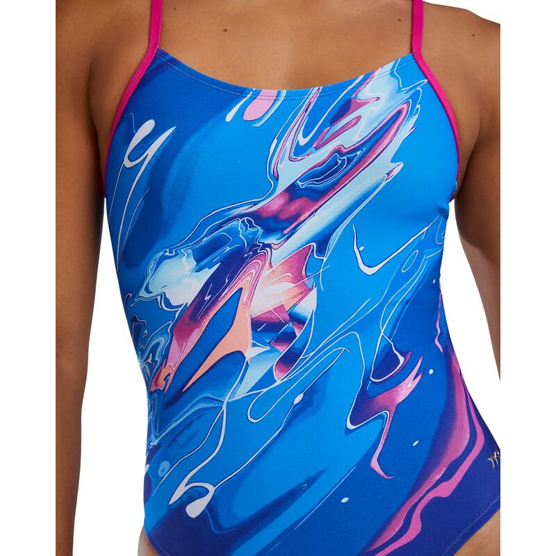 Durafast Elite® Cutoutfit Kadın Yüzücü Mayo - Abstractai