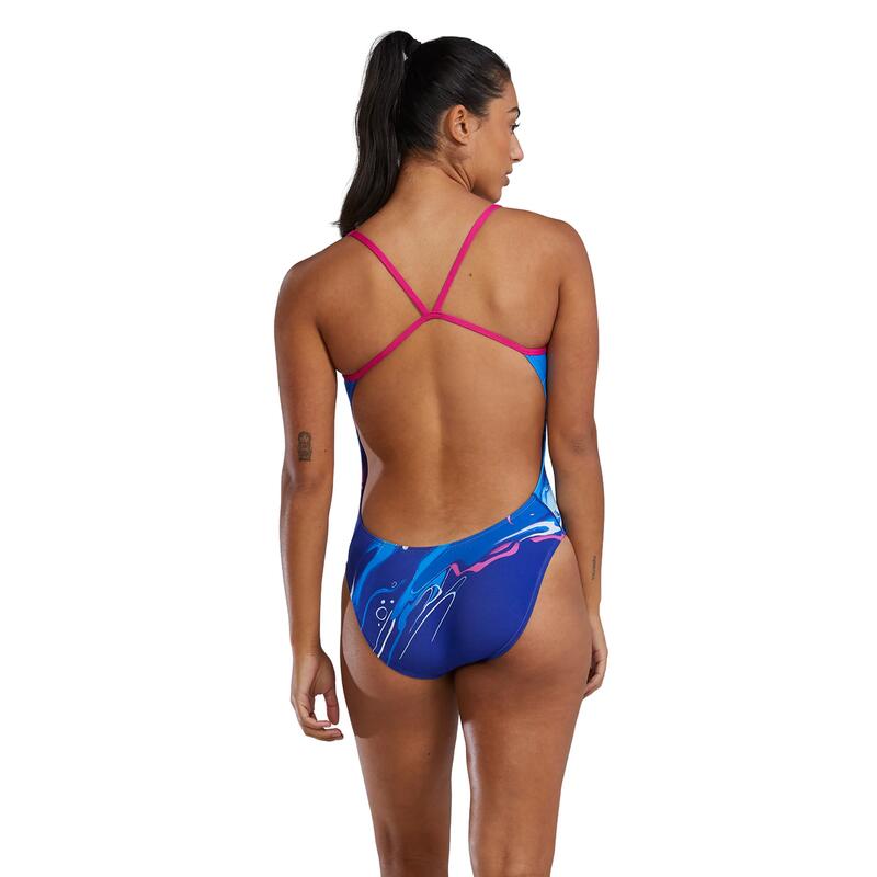Durafast Elite® Cutoutfit Kadın Yüzücü Mayo - Abstractai