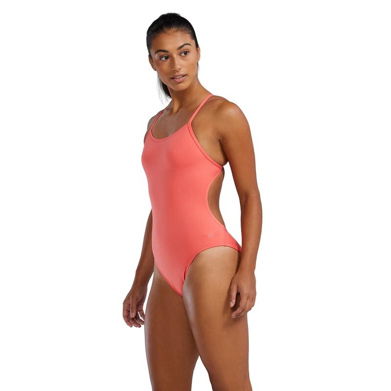 Durafast Elite® Cutoutfit Kadın Yüzücü Mayo - Solid