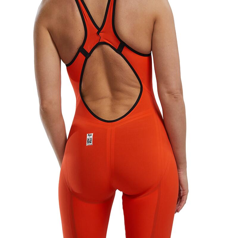 Venzo™ Open Back Kadın Yüzücü Mayo - Solid