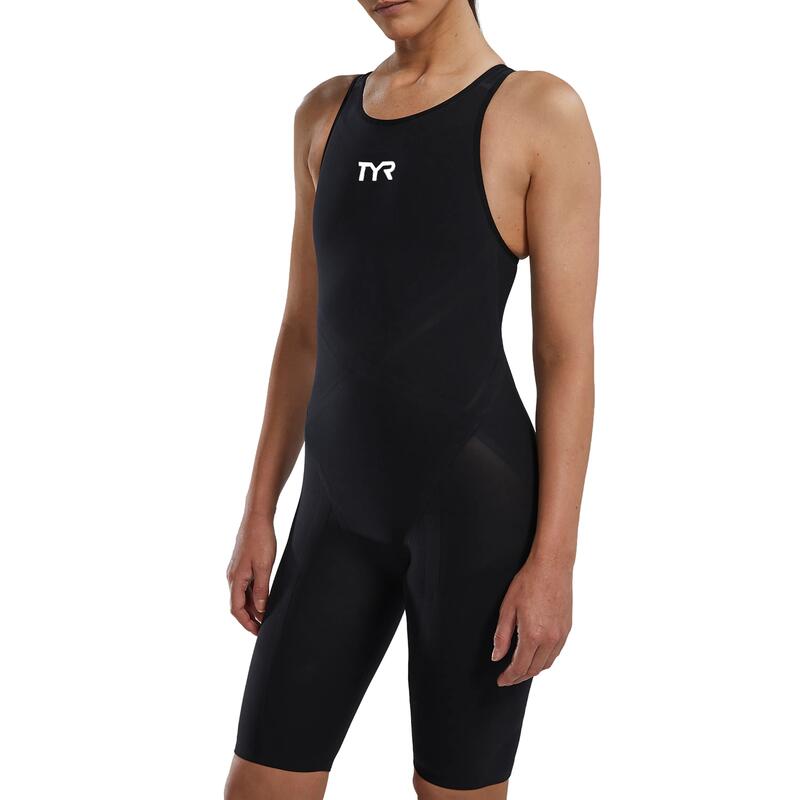 Venzo™ Open Back Kadın Yüzücü Mayo - Solid
