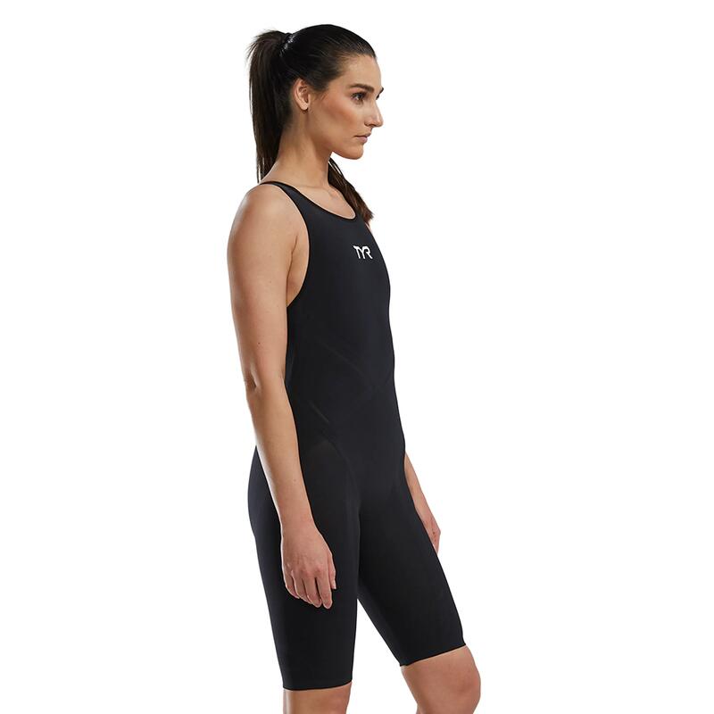 Venzo™ Open Back Kadın Yüzücü Mayo - Solid