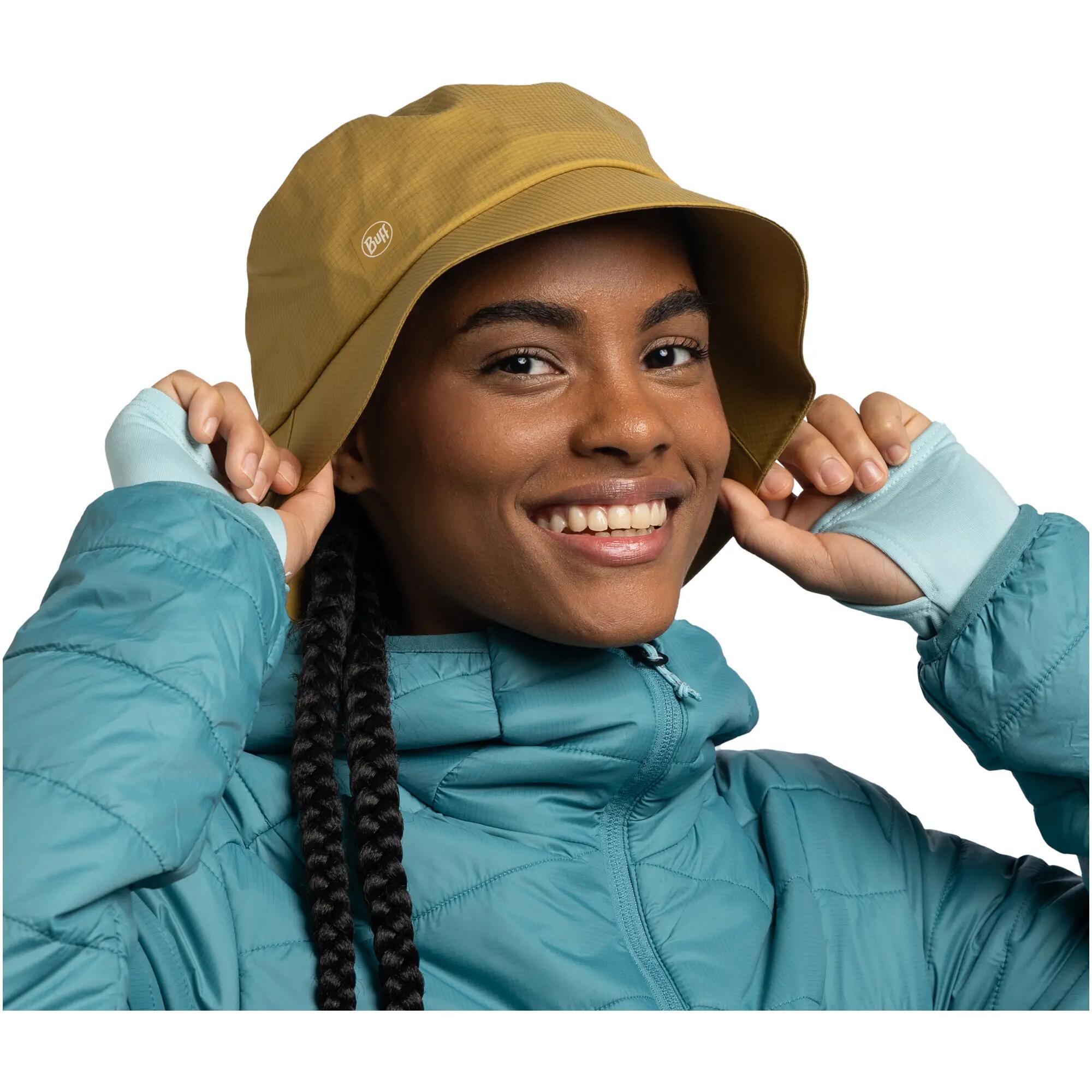 Kapelusz BUFF RAIN BUCKET HAT SOLID GINGKO 4/7