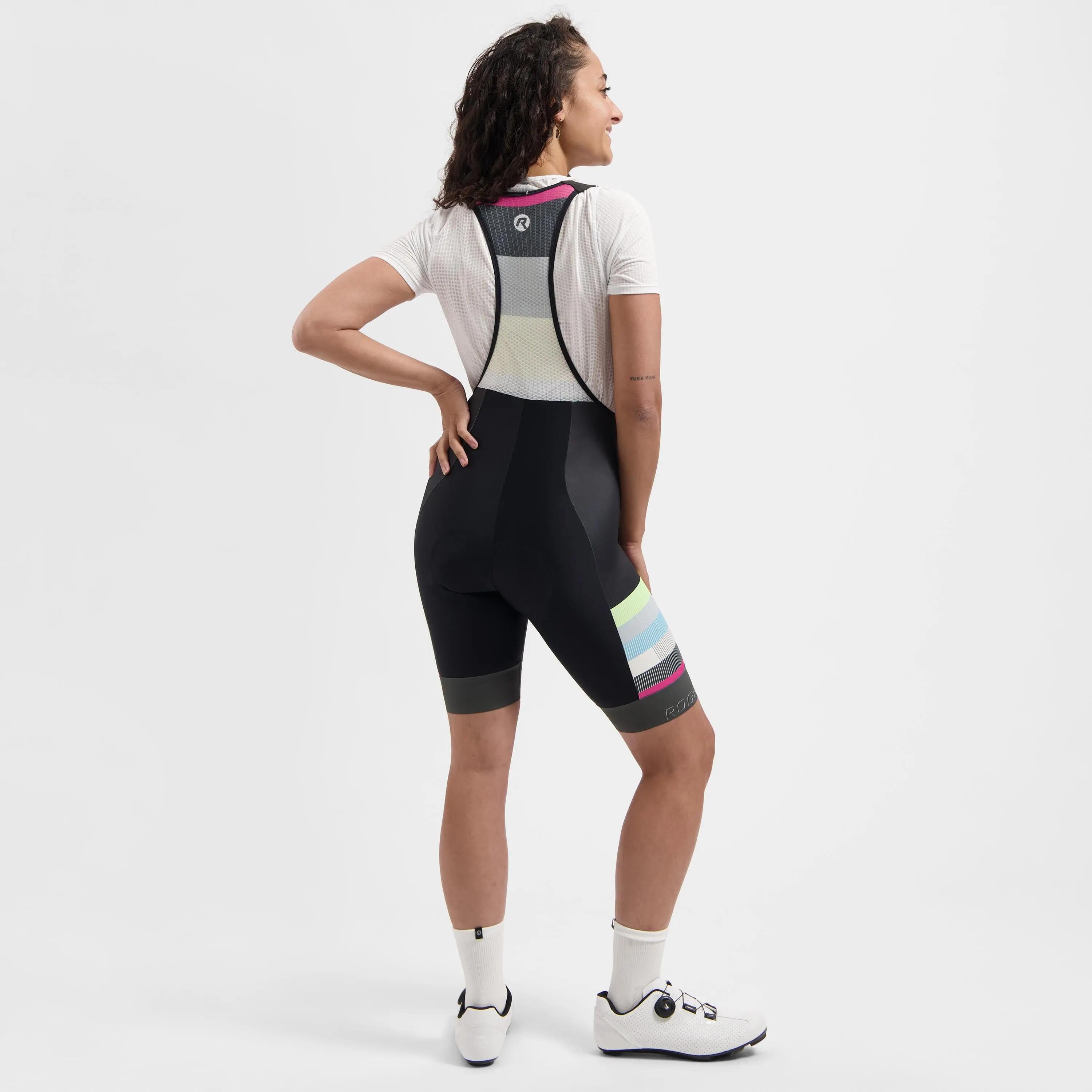 Calças curtas de ciclismo - Com suspensórios Mulher - Impress II 3/7