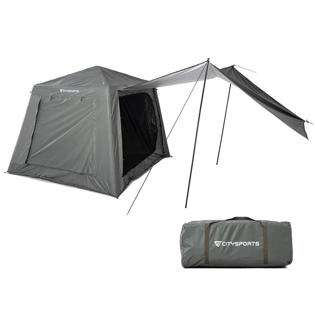 Inflatable Camping Tent with Hand Pump - Easy Set Up - Waterproof - Windproof