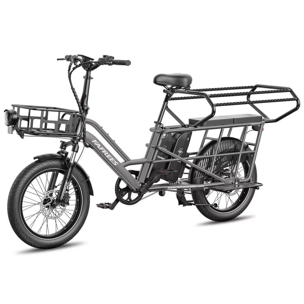 Cargo EBike FF20 CUV Dual 12Ah Battery 140km Range Fat Tires Rear Seat 200kg