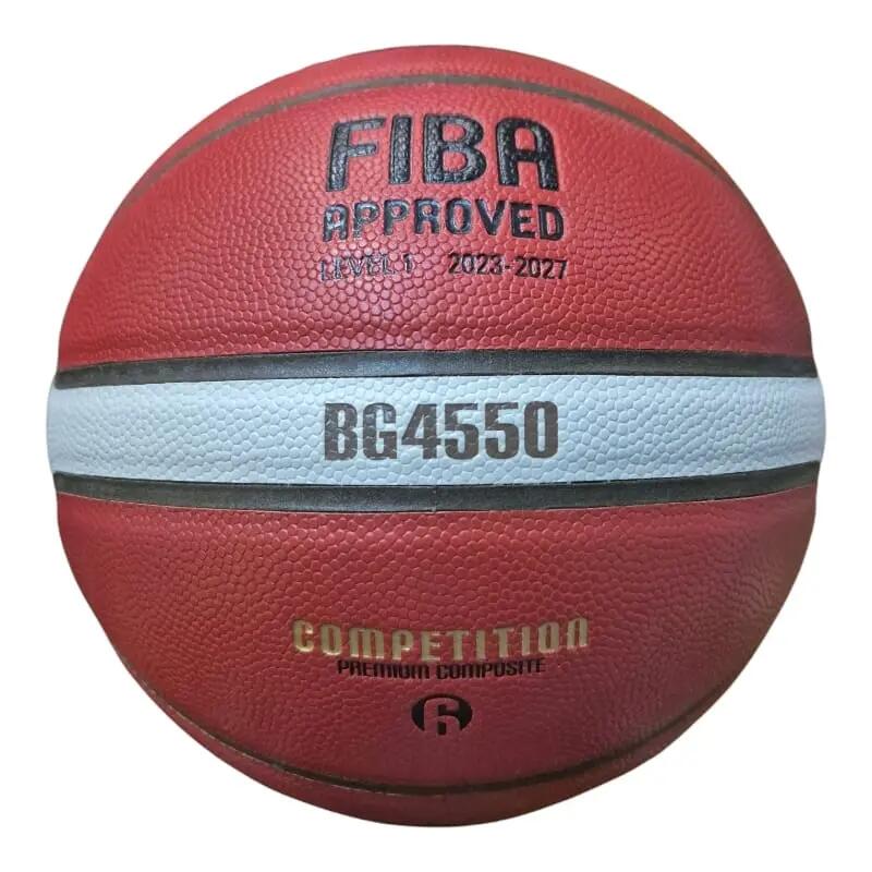 BG4550 Composiet lederen basketbal (Oranje) 6 11/12