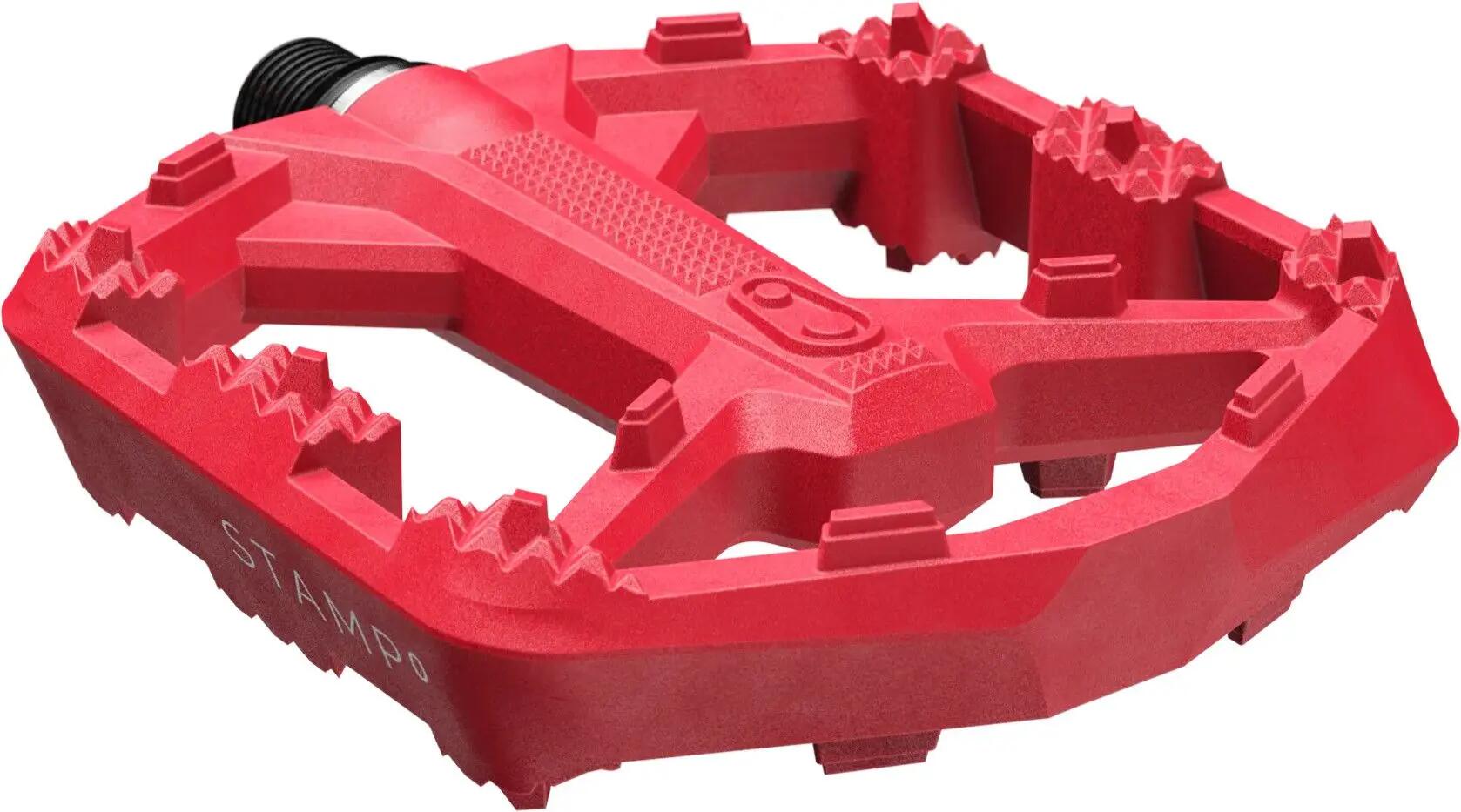 Coppia di pedali piatti Crankbrothers Stamp 0 Composite rossi 3/3