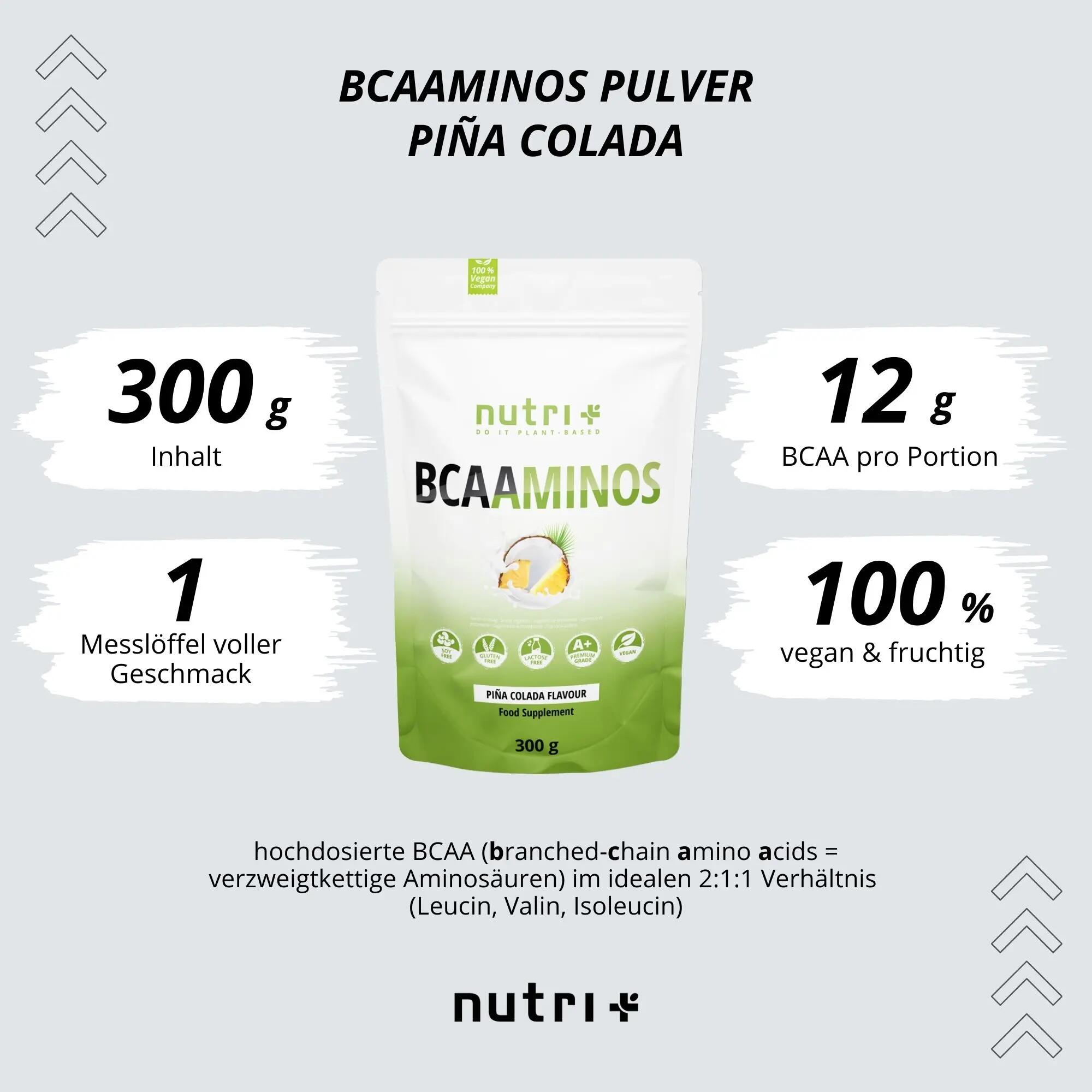BCAAminos en polvo 300 g - Piña Colada 3/5
