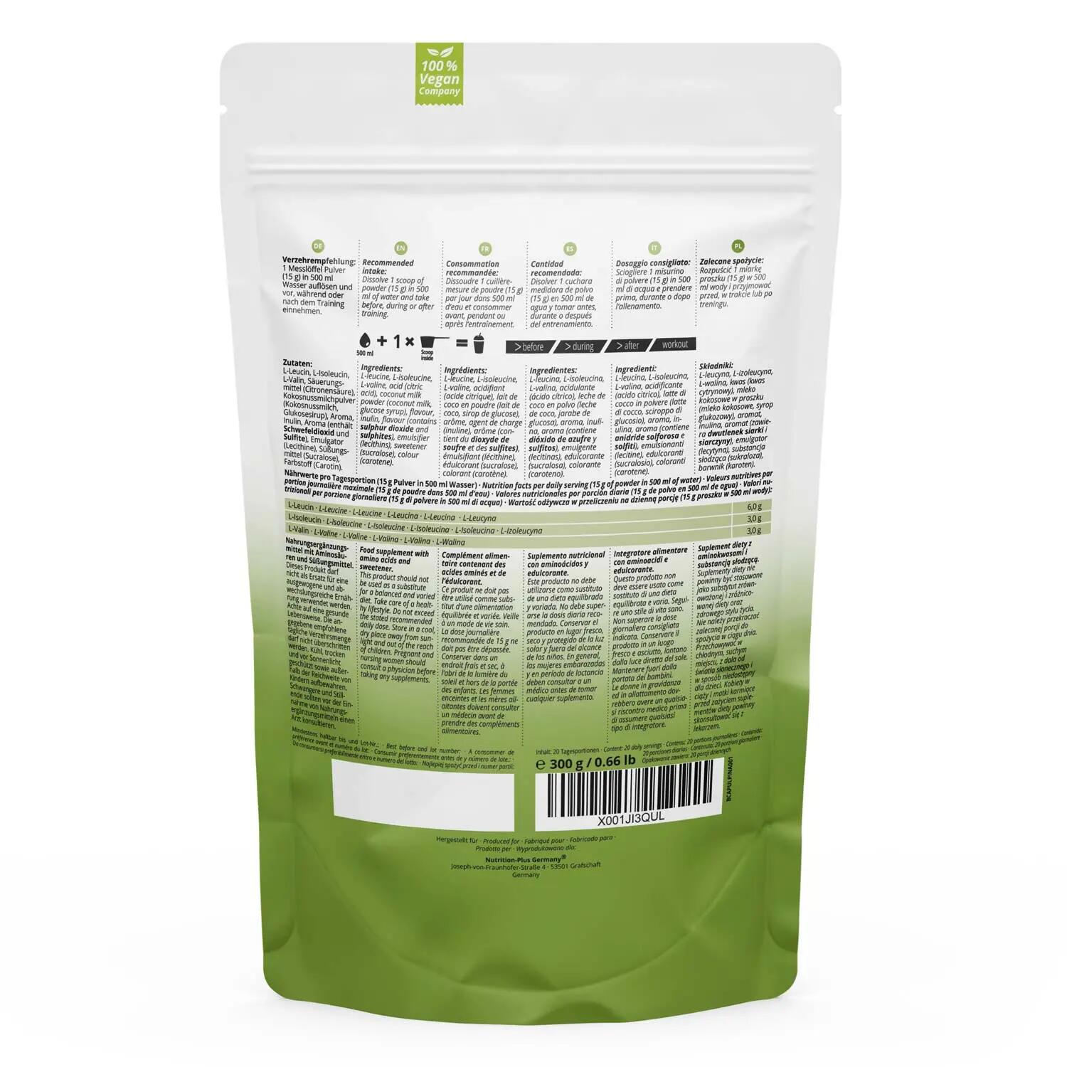 BCAAminos en polvo 300 g - Piña Colada 2/5